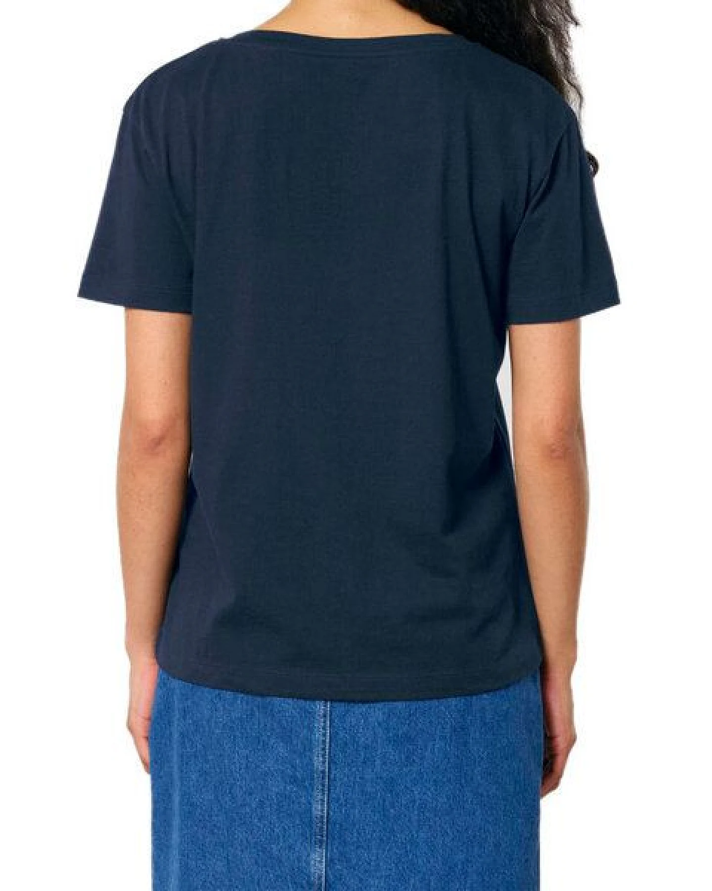YTWOO Damen-Scoop-Neck-T-Shirt aus Bio-Baumwolle – Ansicht 3