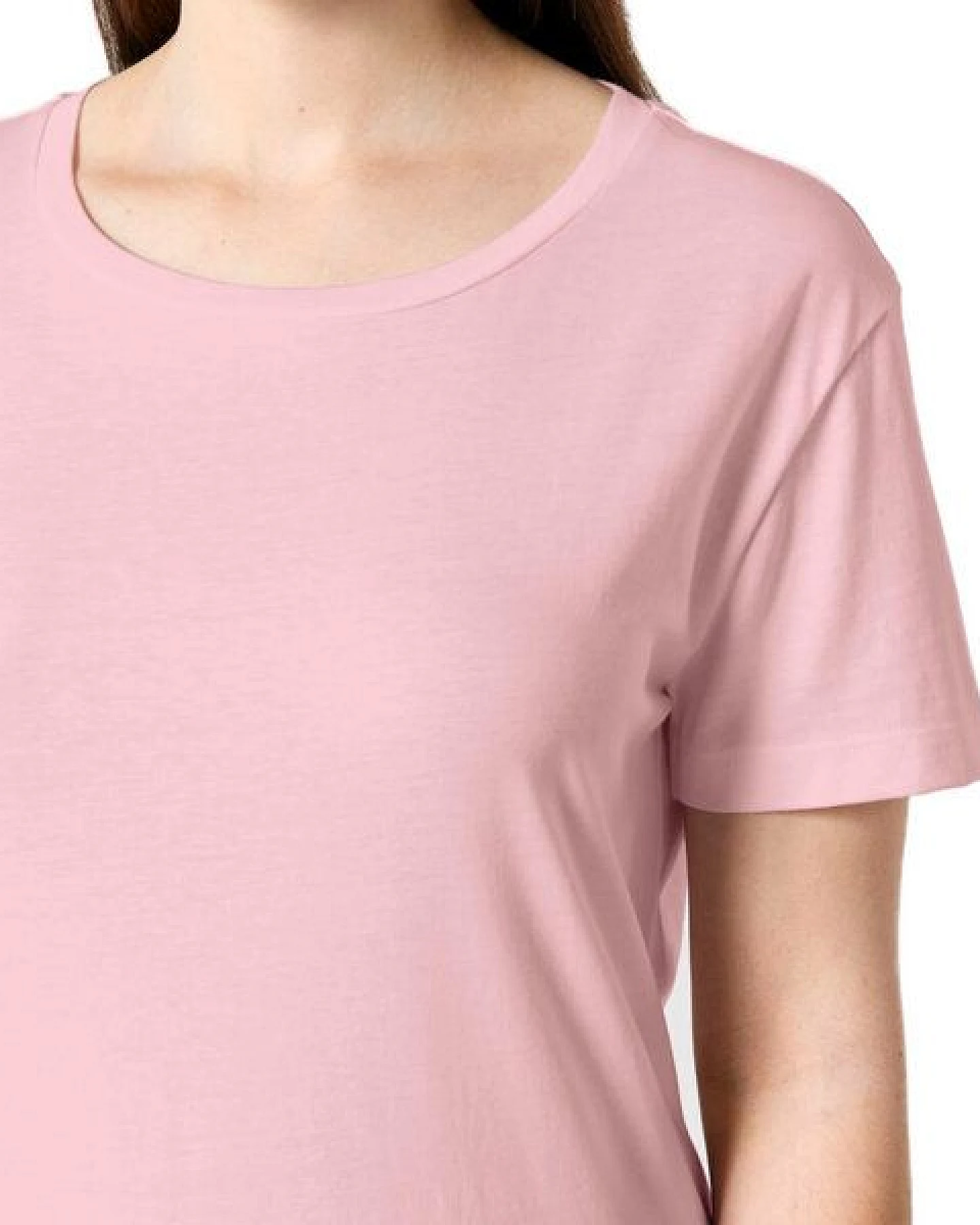 YTWOO Damen-Scoop-Neck-T-Shirt aus Bio-Baumwolle – Ansicht 2