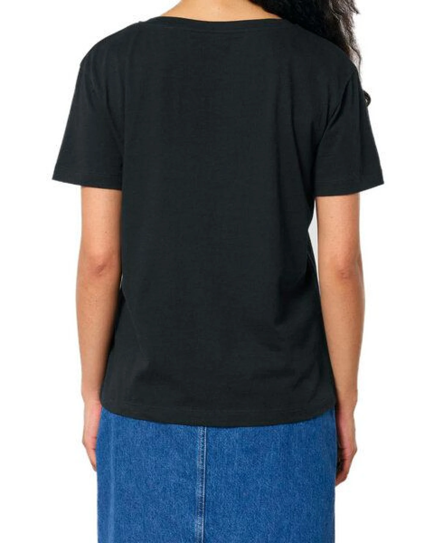 YTWOO Damen-Scoop-Neck-T-Shirt aus Bio-Baumwolle – Ansicht 3