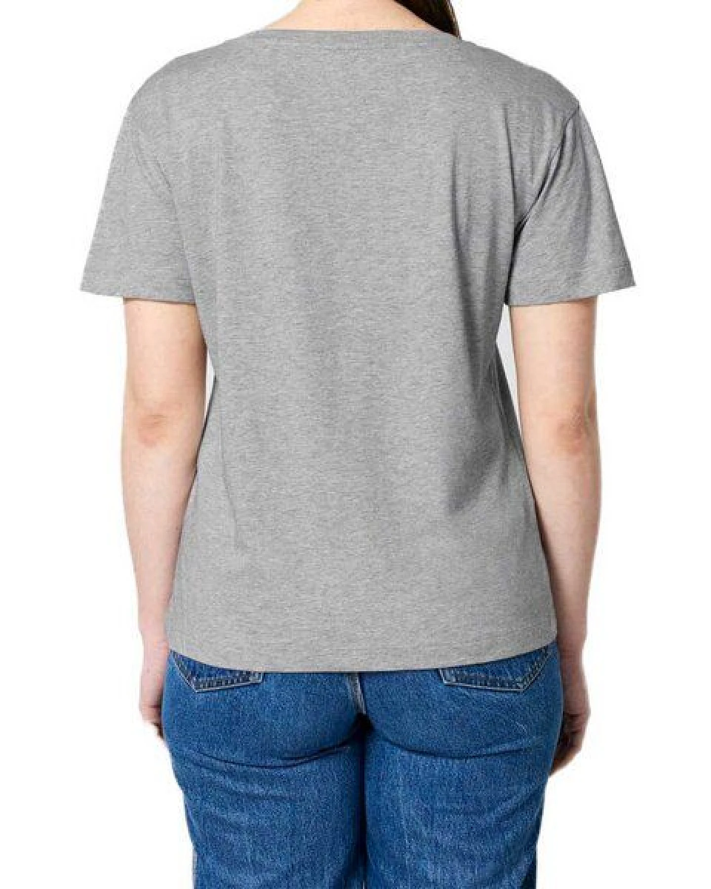 YTWOO Damen-Scoop-Neck-T-Shirt aus Bio-Baumwolle – Ansicht 3