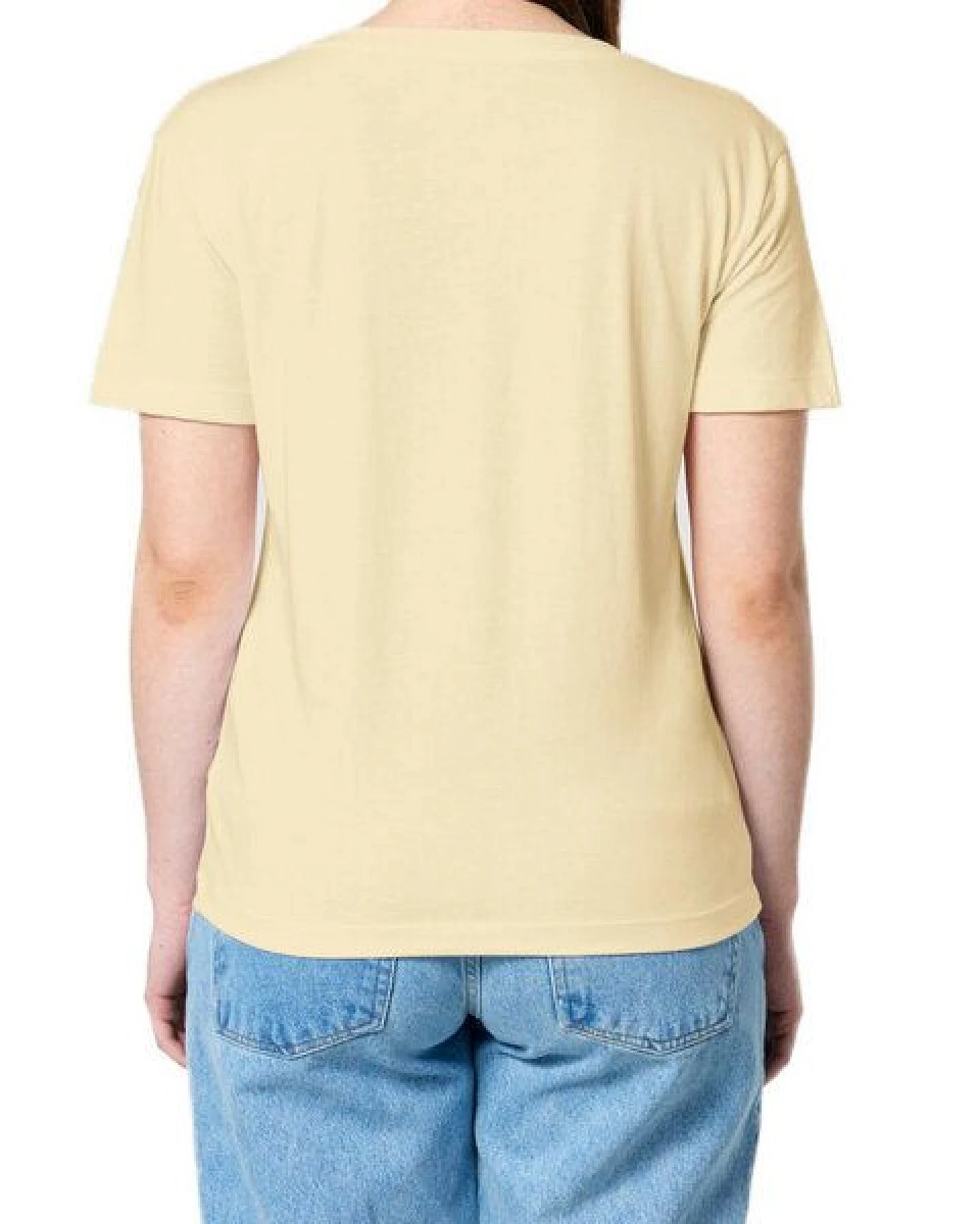 YTWOO Damen-Scoop-Neck-T-Shirt aus Bio-Baumwolle – Ansicht 3