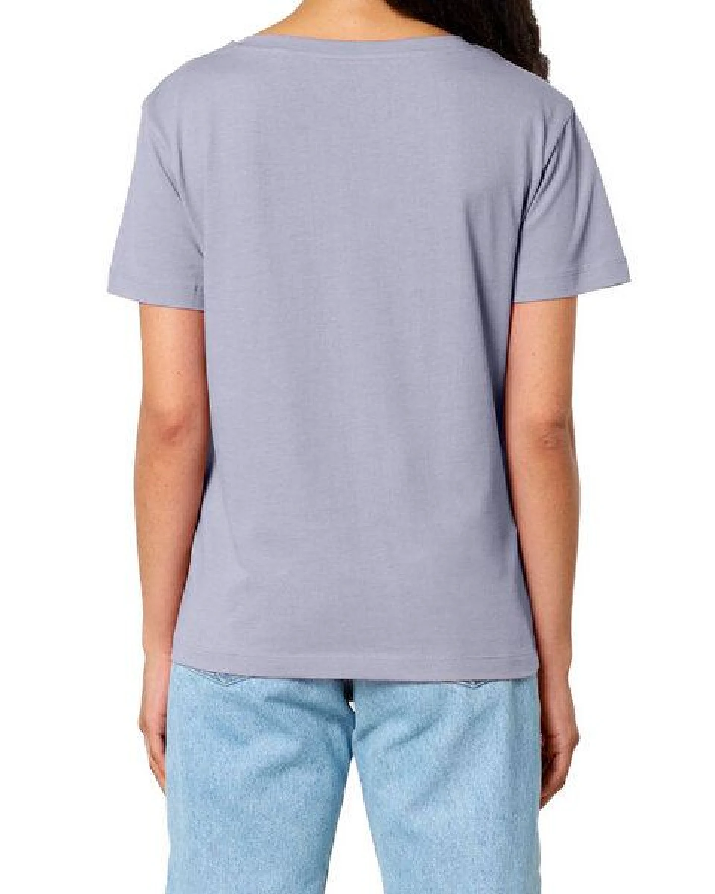 YTWOO Damen-Scoop-Neck-T-Shirt aus Bio-Baumwolle – Ansicht 3