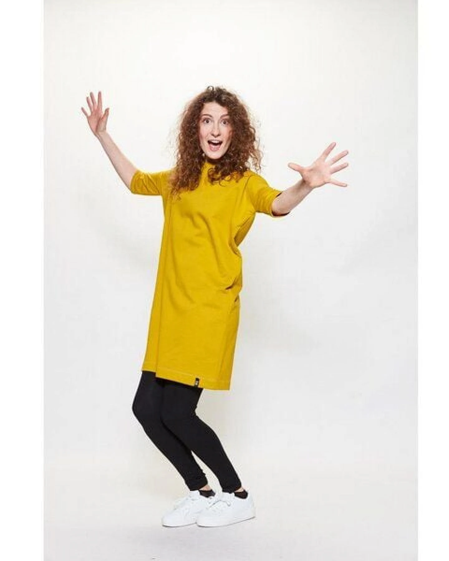 LUMEN organic Longshirt mit 1/2-Ärmel SWEAT – Ansicht 3