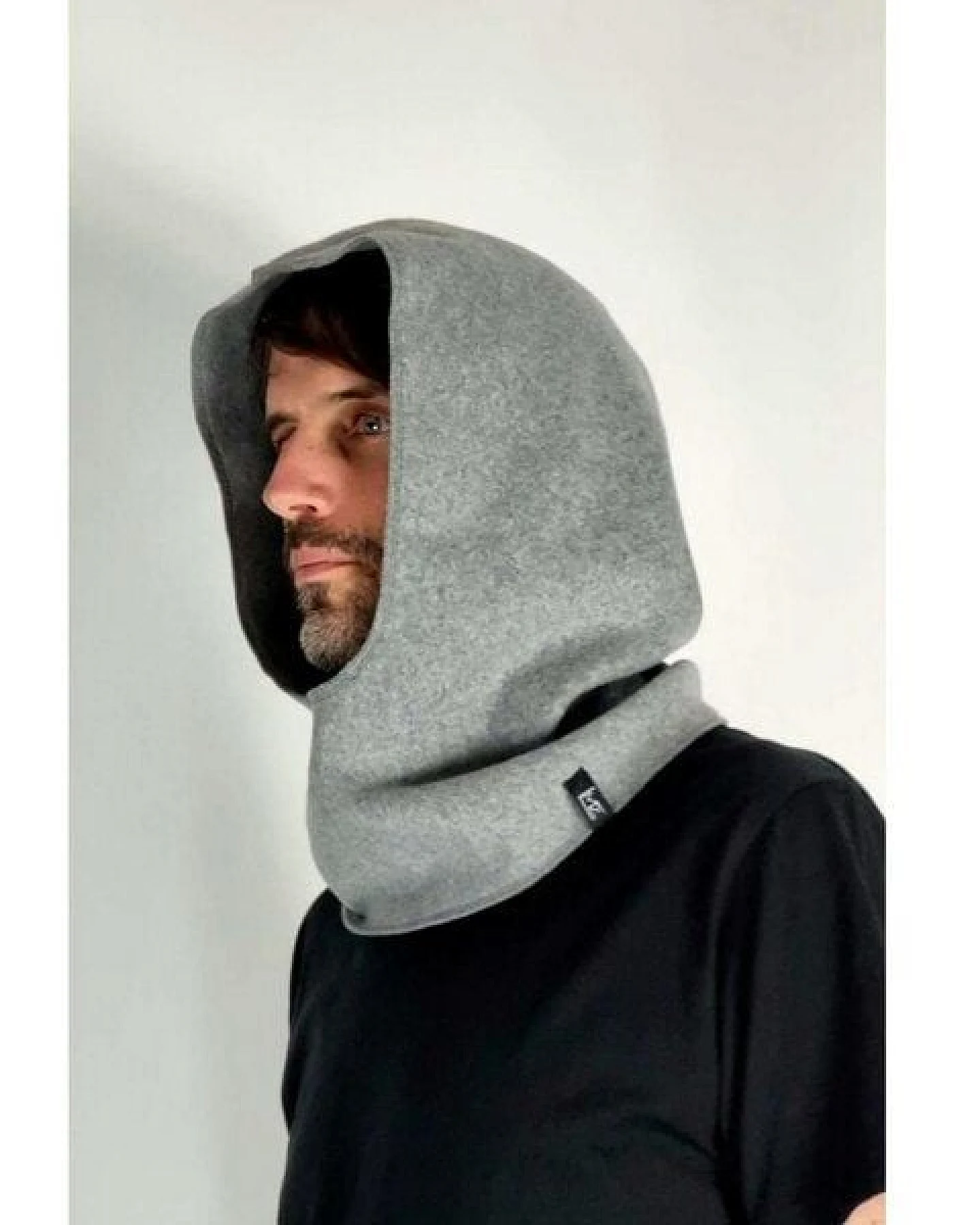 LUMEN organic Kapuzenloop BIO-BAUMWOLLFLEECE – Ansicht 2
