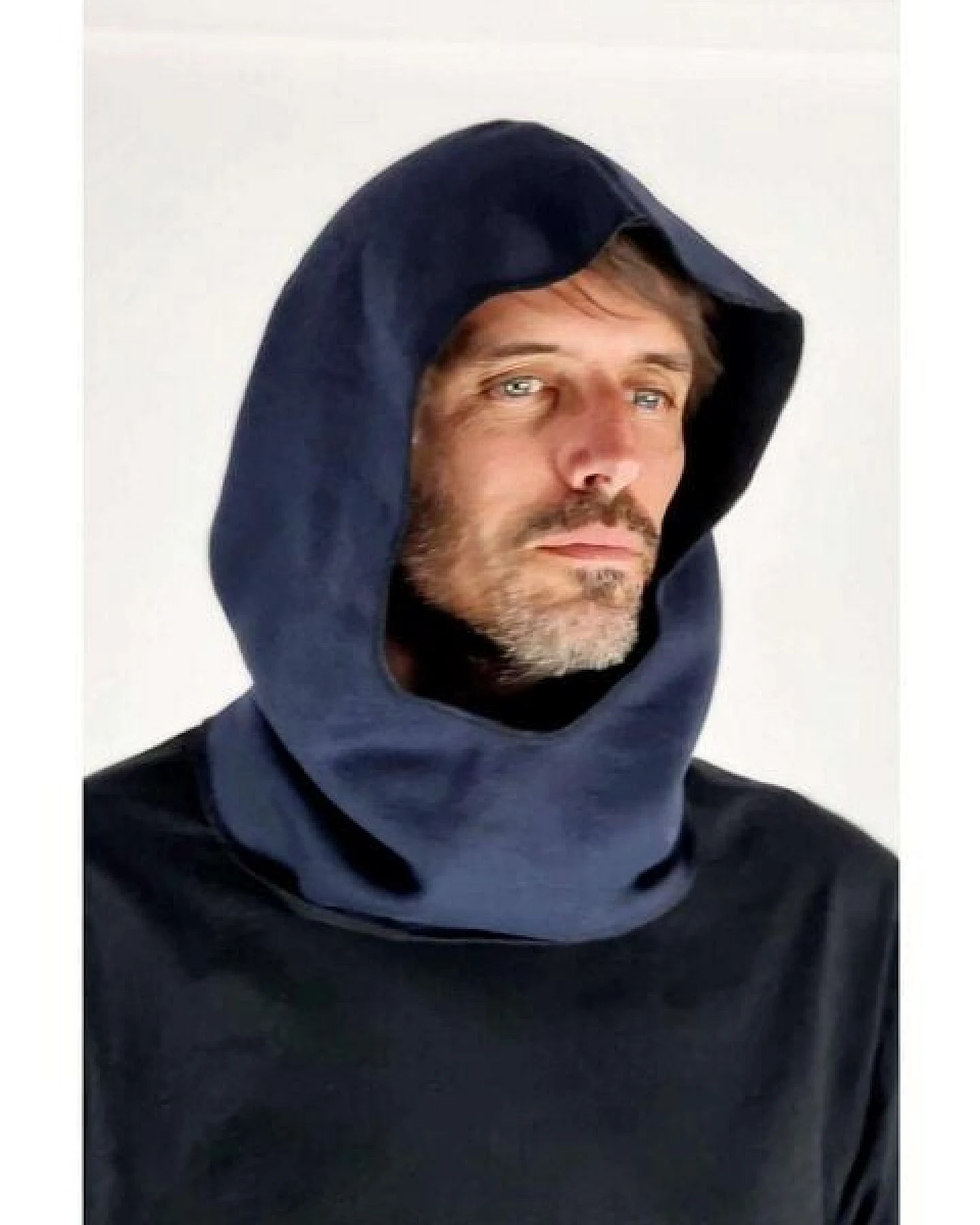 LUMEN organic Kapuzenloop BIO-BAUMWOLLFLEECE – Ansicht 3