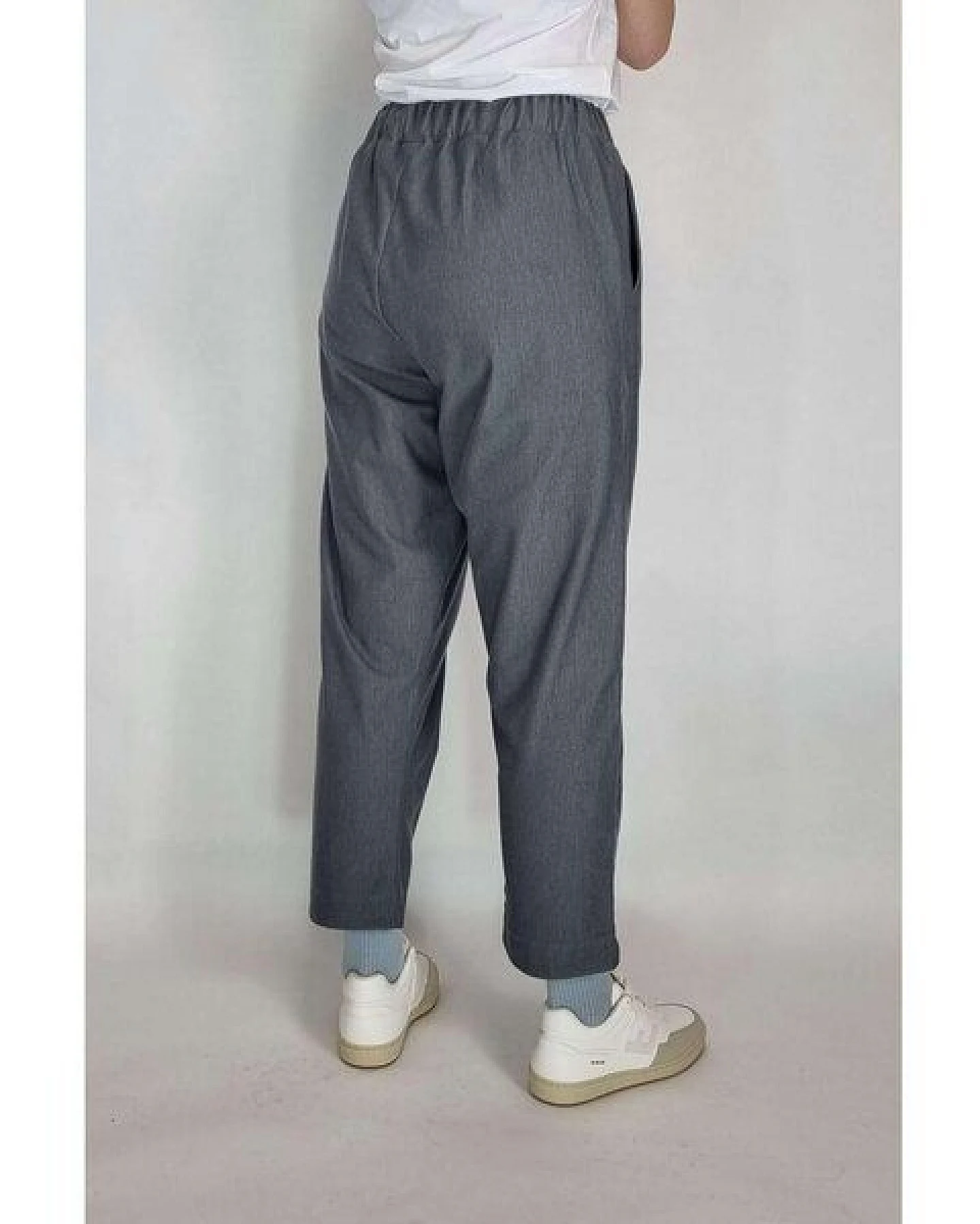 LUMEN organic Hose BUNDFALTEN DENIM STRETCH – Ansicht 3