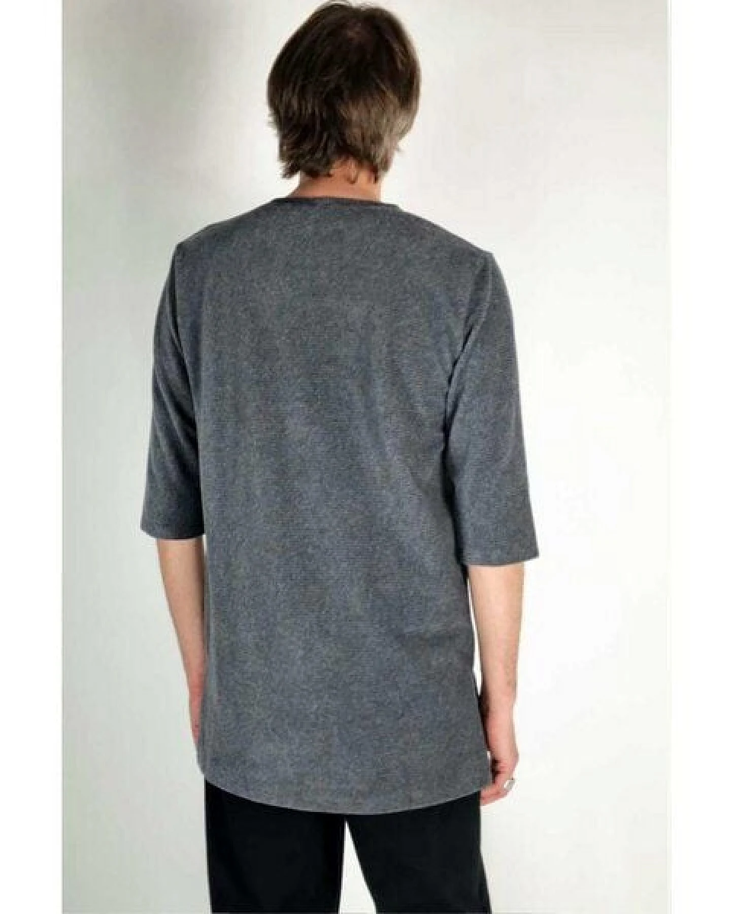 LUMEN organic Halbarm-Shirt WAFFELNICKI – Ansicht 4