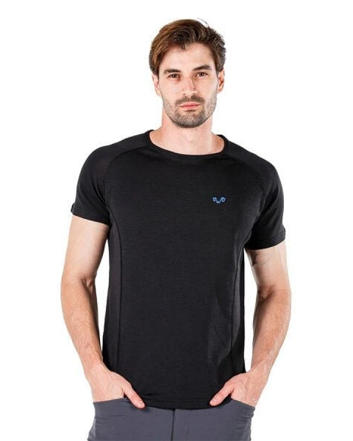 Woolona Kurzarmshirt - BERG- 100% Merinowolle