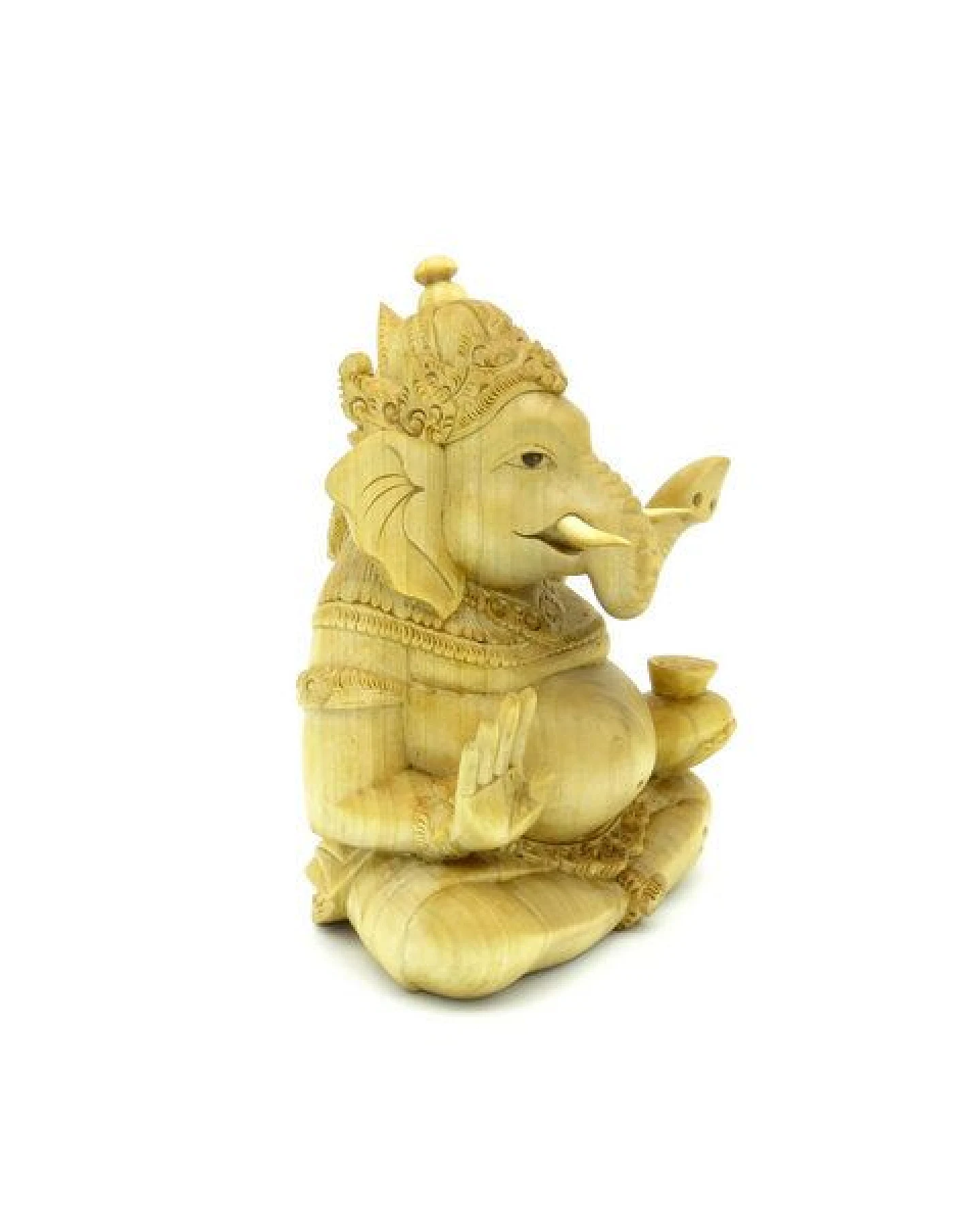 Just Be Ganesh Holzfigur – Ansicht 2