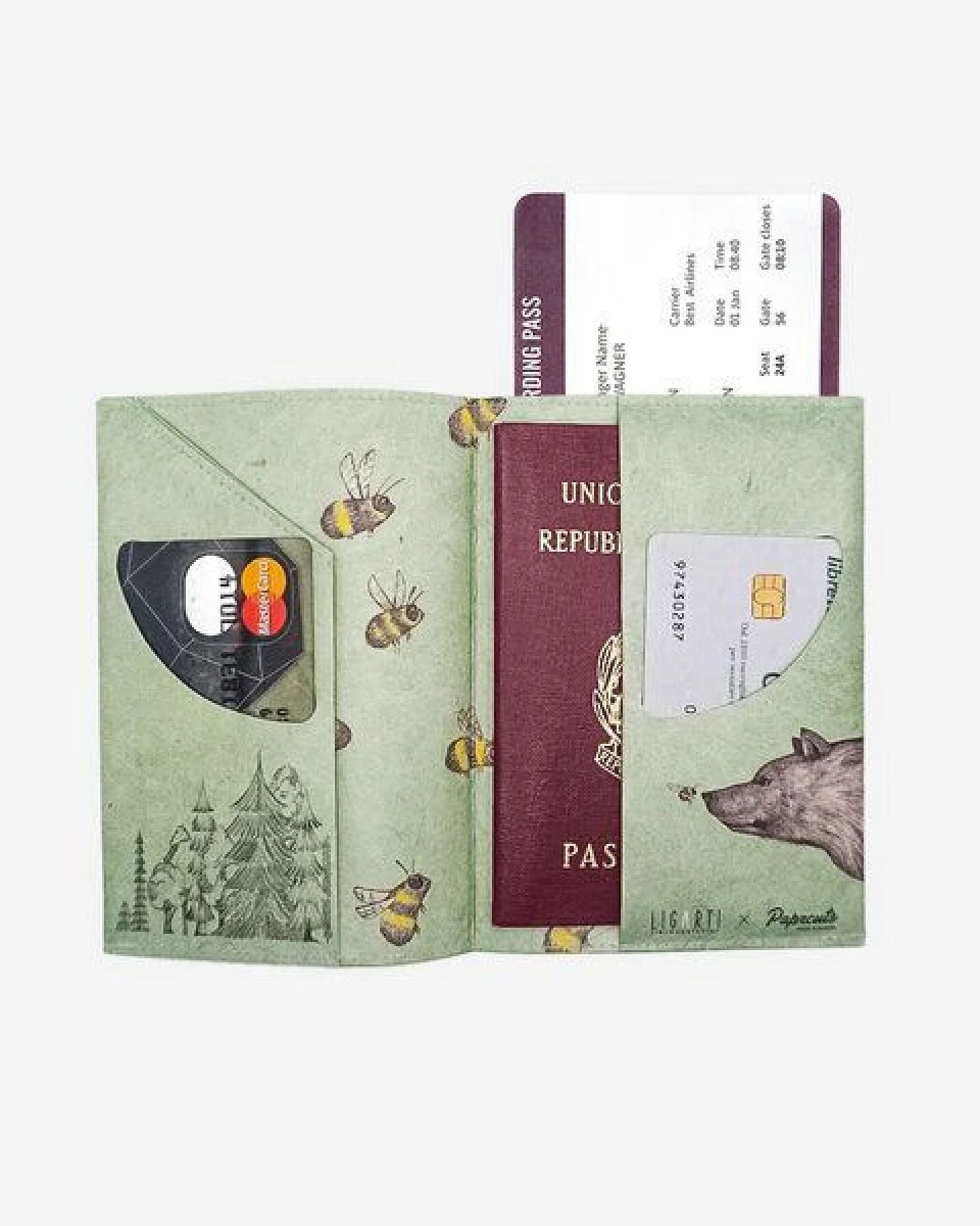 paprcuts RFID Reisepasscover – Ansicht 3
