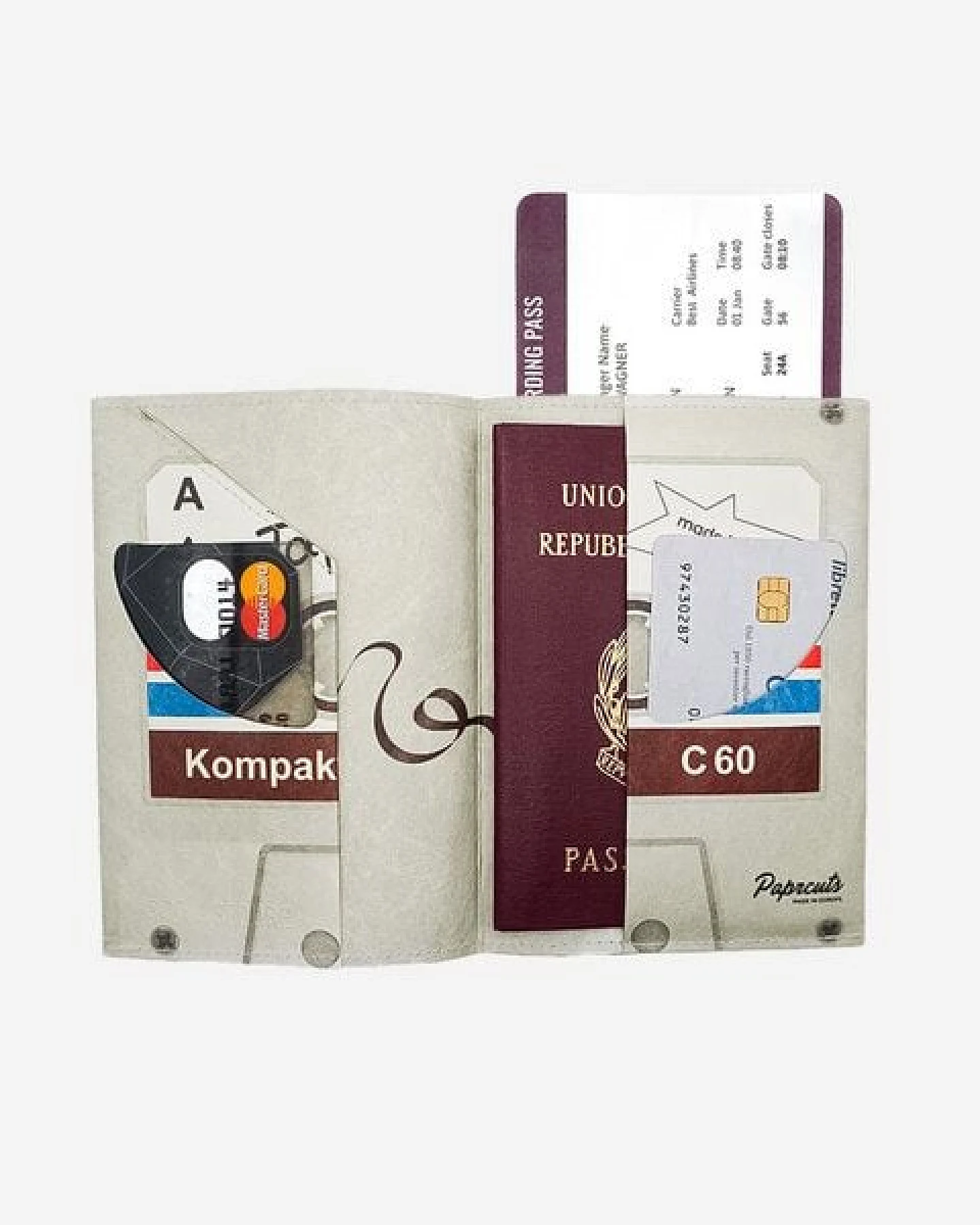 paprcuts RFID Reisepasscover – Ansicht 3