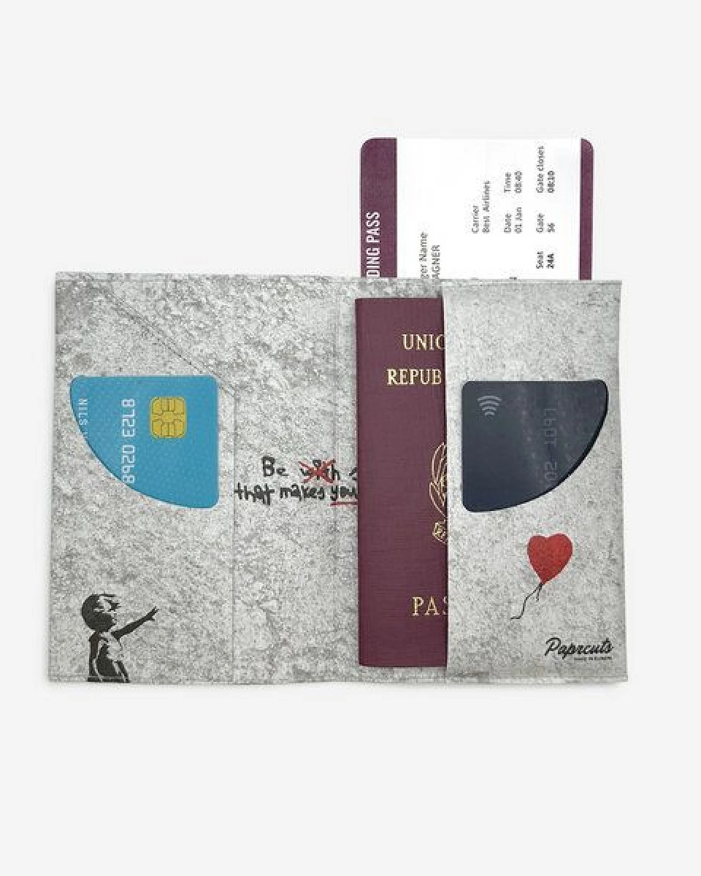 paprcuts RFID Reisepasscover – Ansicht 3