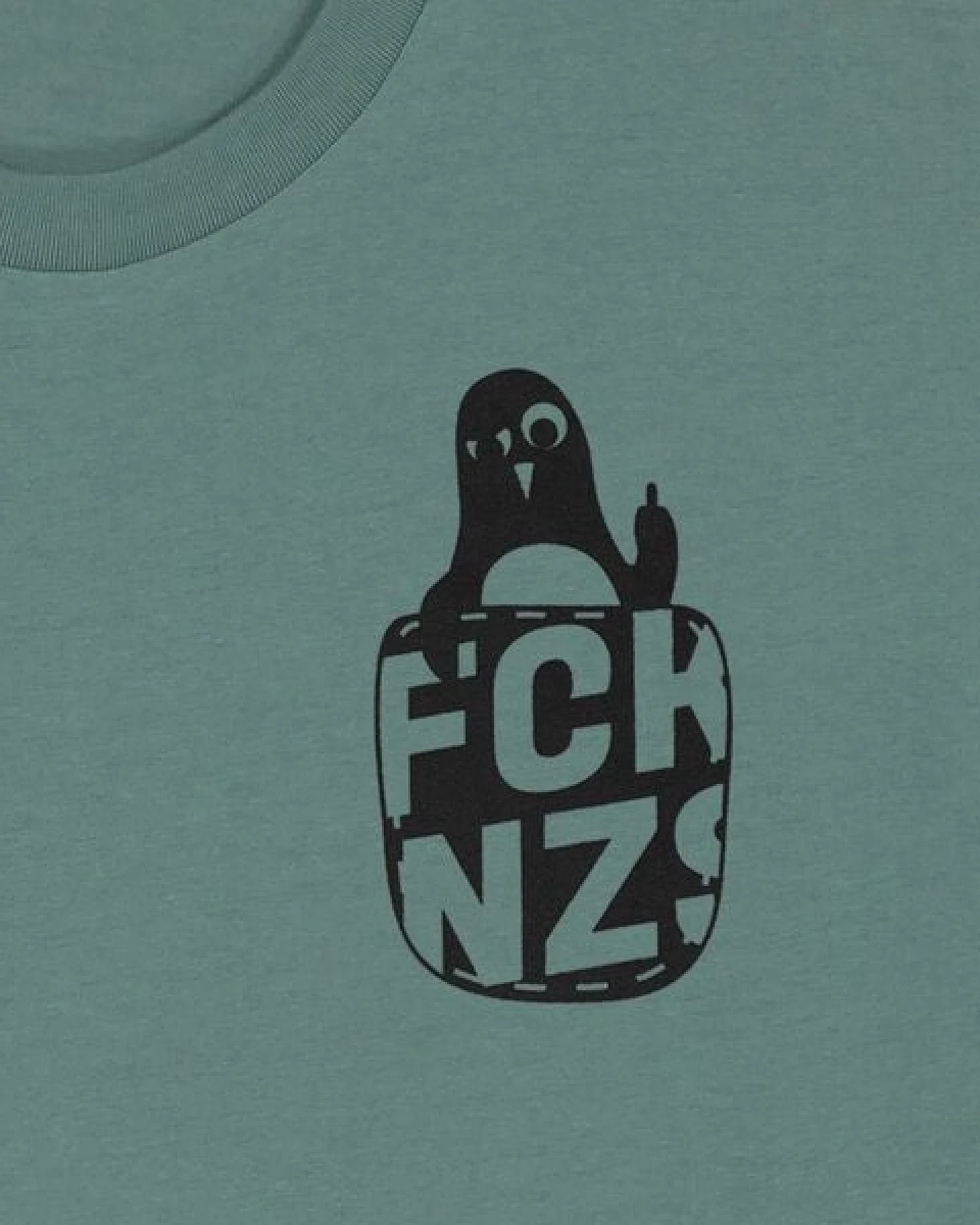 päfjes Pinguin Paul mag keine Nzs - Fair Wear Unisex T-Shirt – Ansicht 3