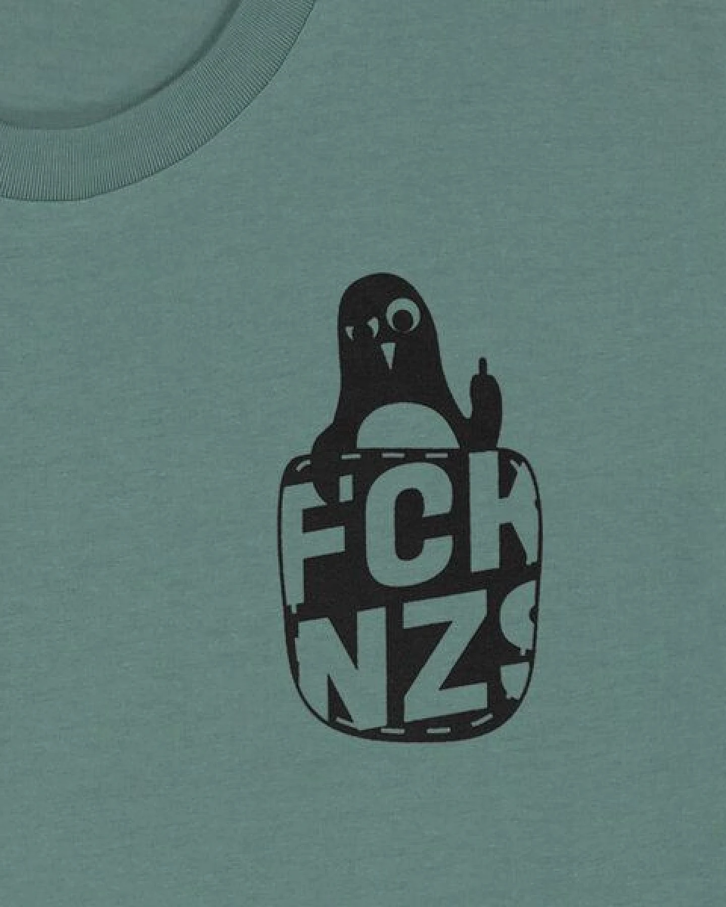 päfjes Pinguin Paul mag keine Nzs - Fair Wear Unisex T-Shirt – Ansicht 3