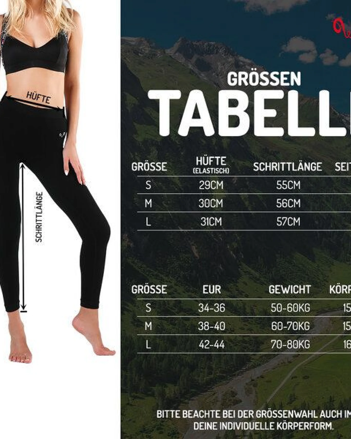 Woolona Leggings - CAPPA - Nahtlos – Ansicht 2