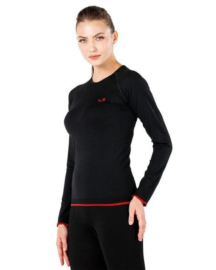 Woolona Langarmshirt - Life Damen - Slim Fit