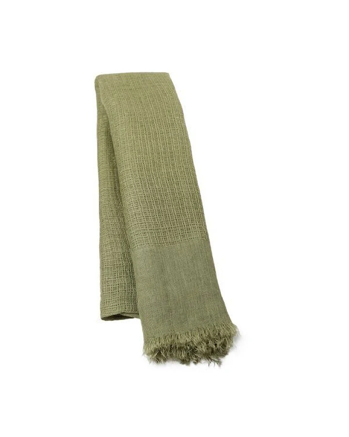 HeritageModa Handgefertigter Unisex-Leinenschal