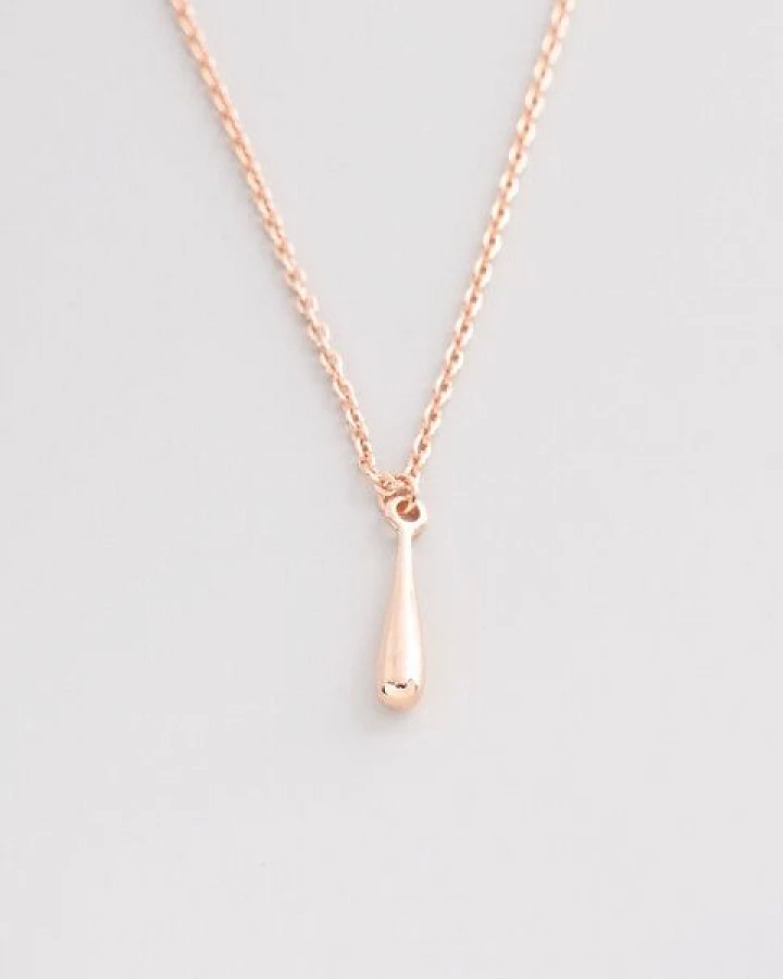 fejn jewelry Kette 'drop' mit Tropfenanhänger