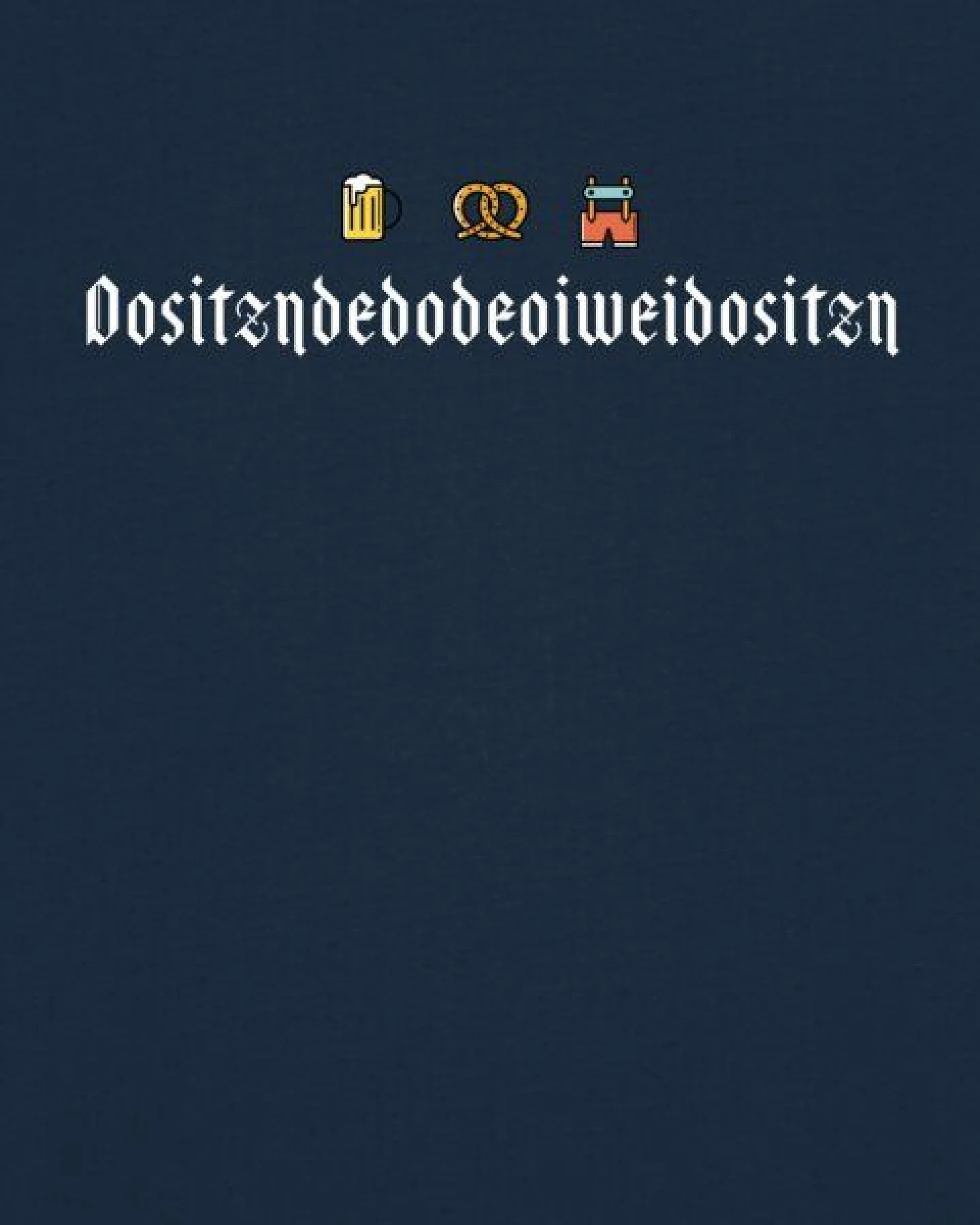 watapparel T-Shirt Unisex Dositzndedodeoiweidositzn – Ansicht 3