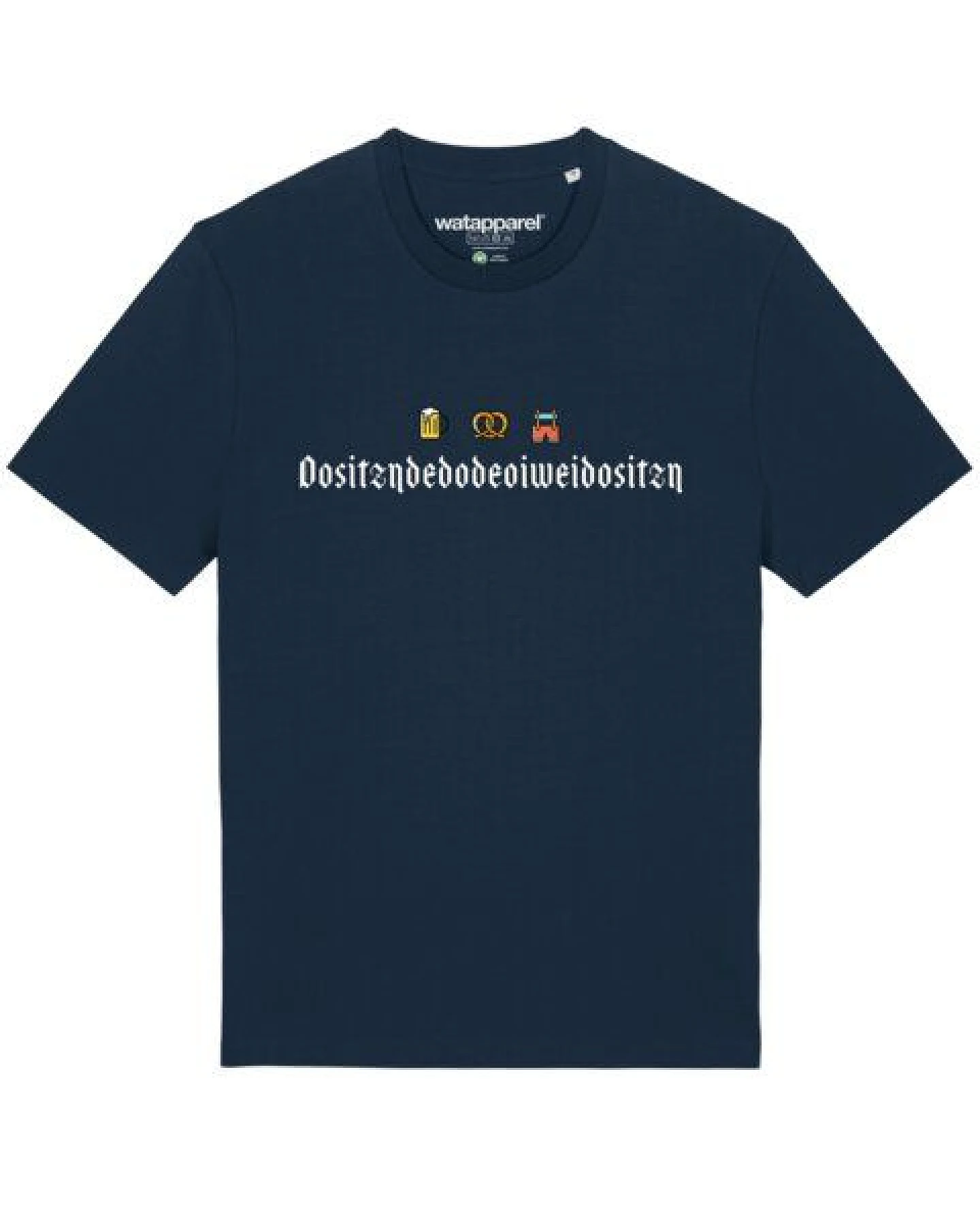 watapparel T-Shirt Unisex Dositzndedodeoiweidositzn – Ansicht 2