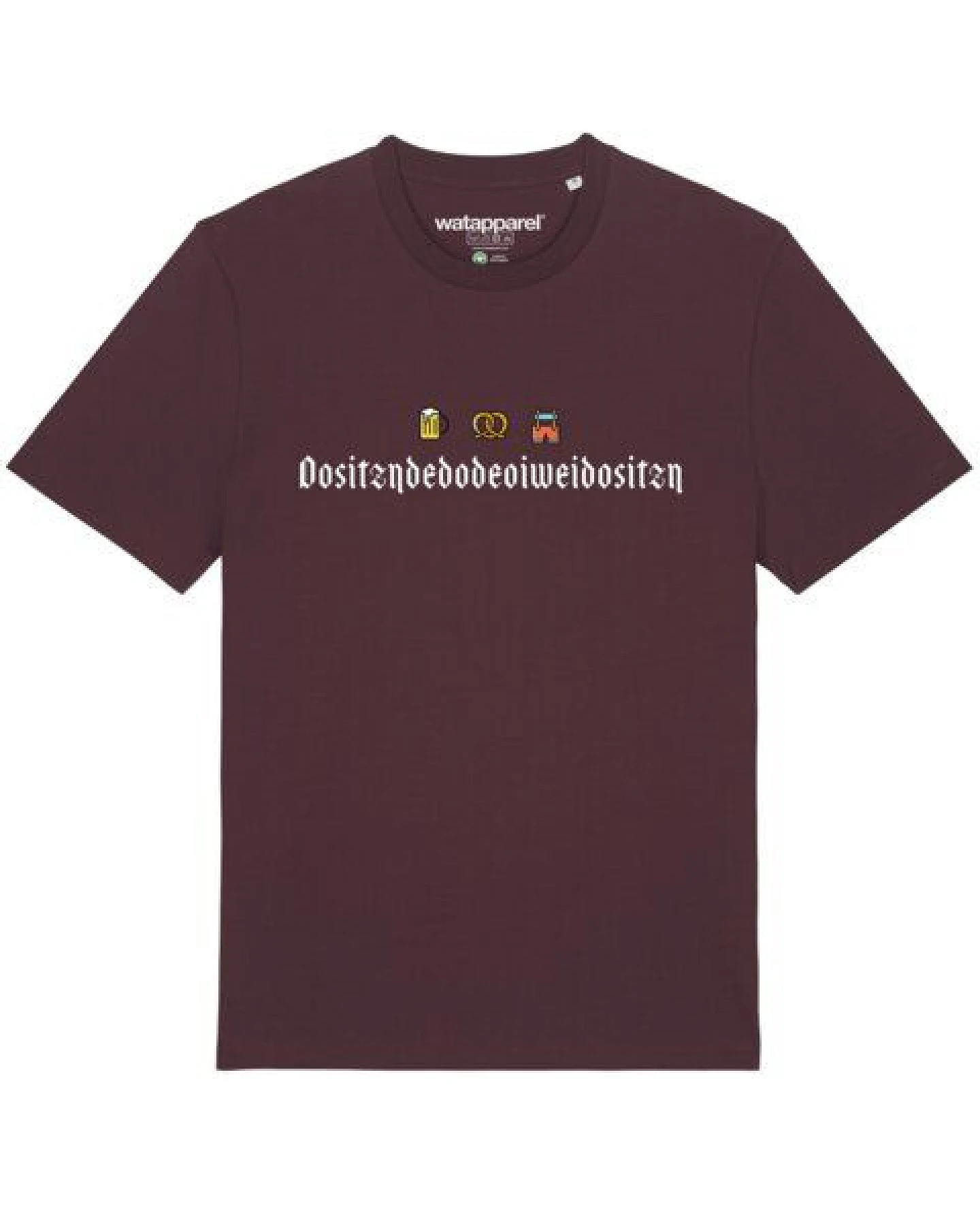 watapparel T-Shirt Unisex Dositzndedodeoiweidositzn – Ansicht 2