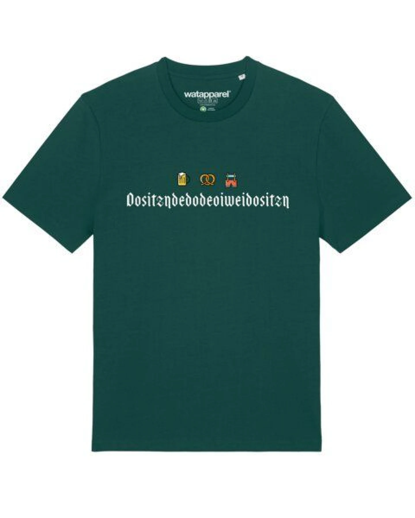 watapparel T-Shirt Unisex Dositzndedodeoiweidositzn – Ansicht 2