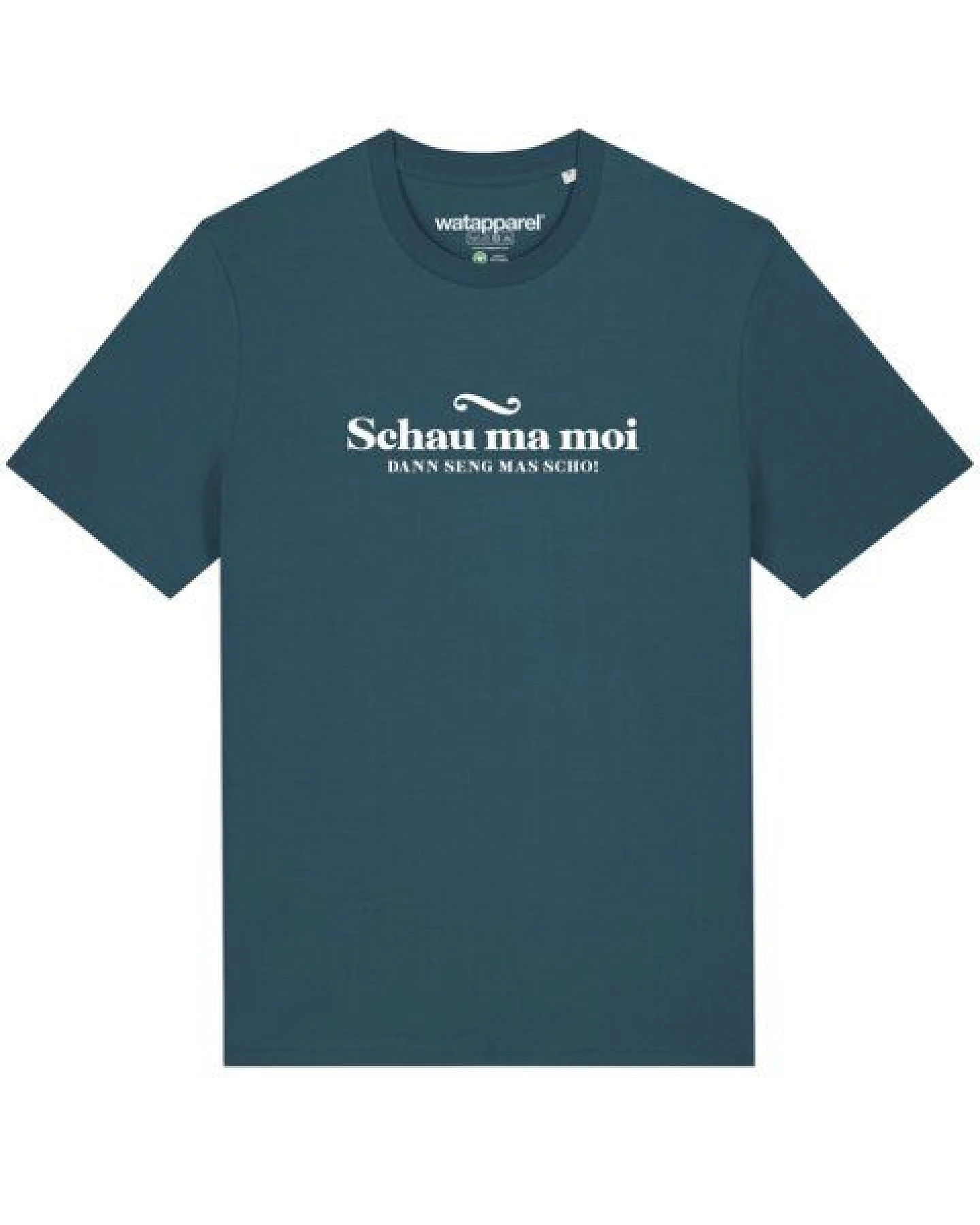 watapparel T-Shirt Unisex Schau ma moi dann seng mas scho – Ansicht 2