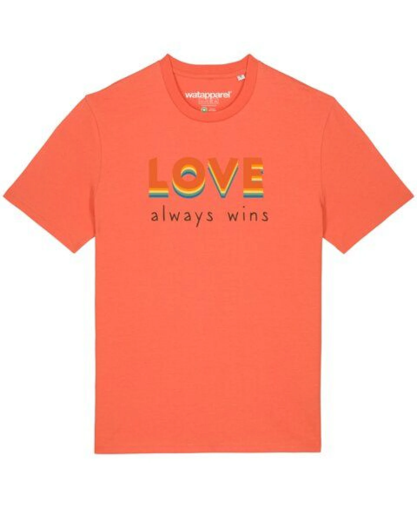 watapparel T-Shirt Unisex Love always wins – Ansicht 2