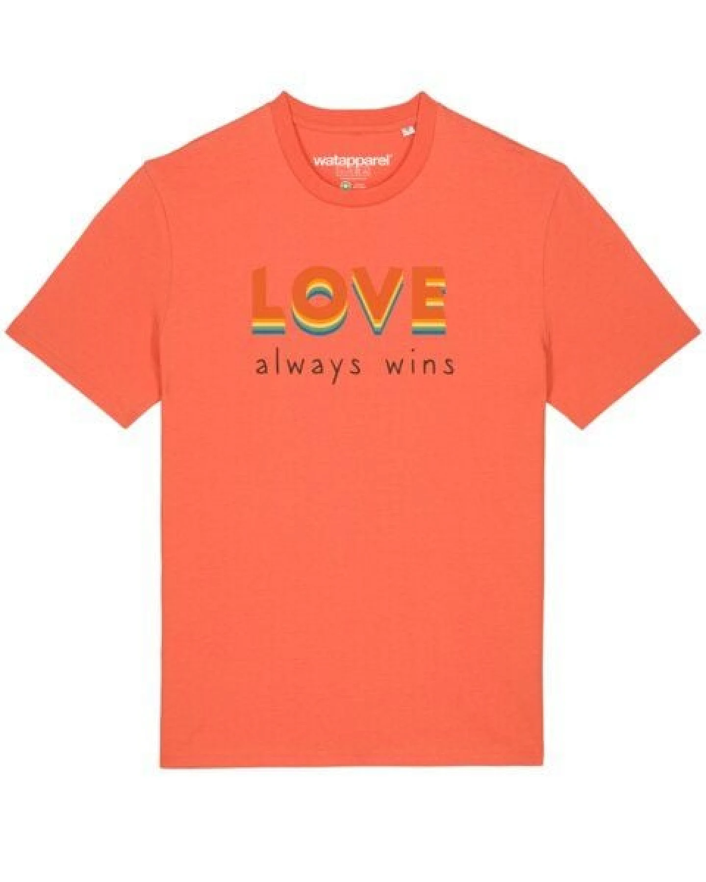 watapparel T-Shirt Unisex Love always wins – Ansicht 2
