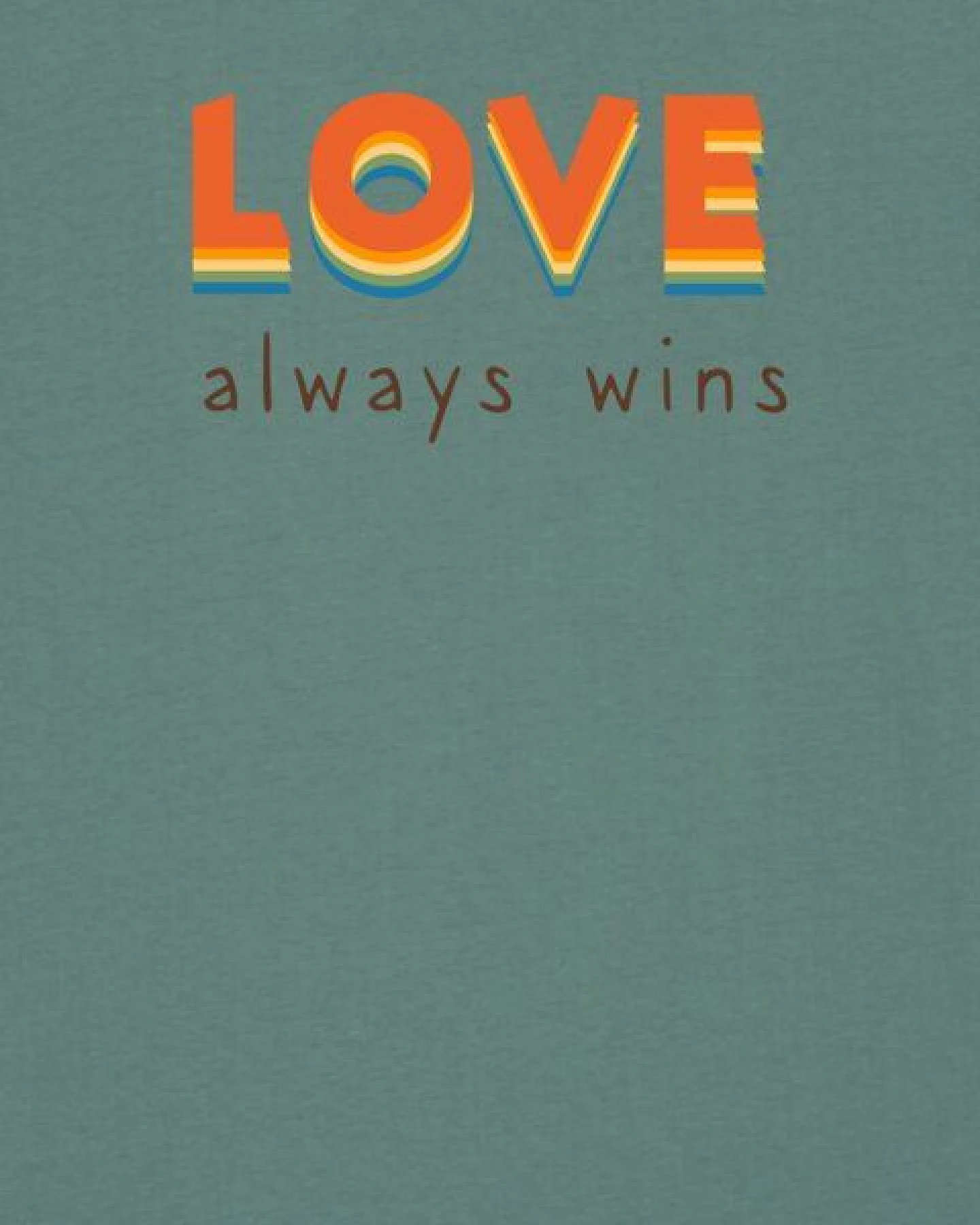 watapparel T-Shirt Unisex Love always wins – Ansicht 3