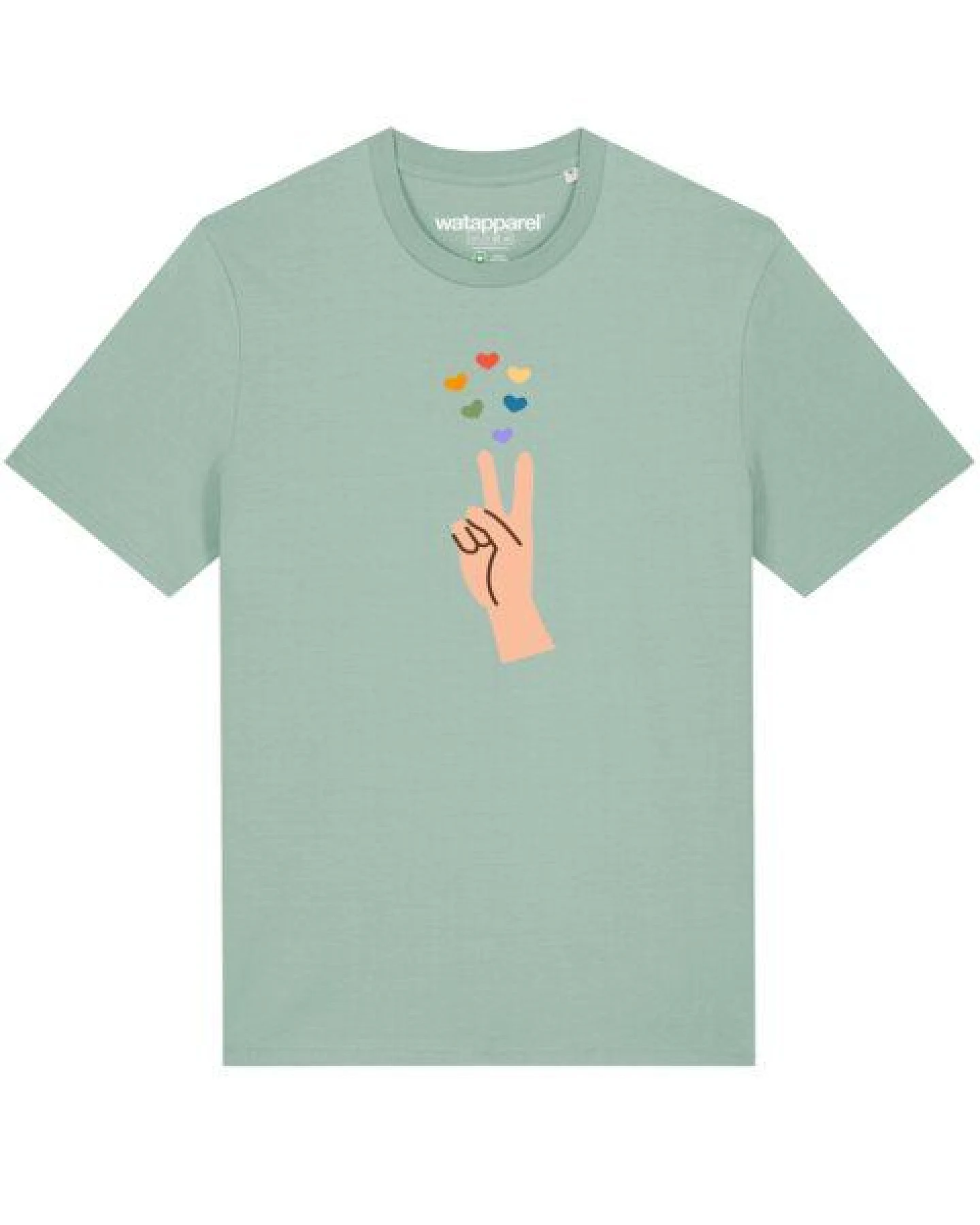 watapparel T-Shirt Unisex Spread Love – Ansicht 2