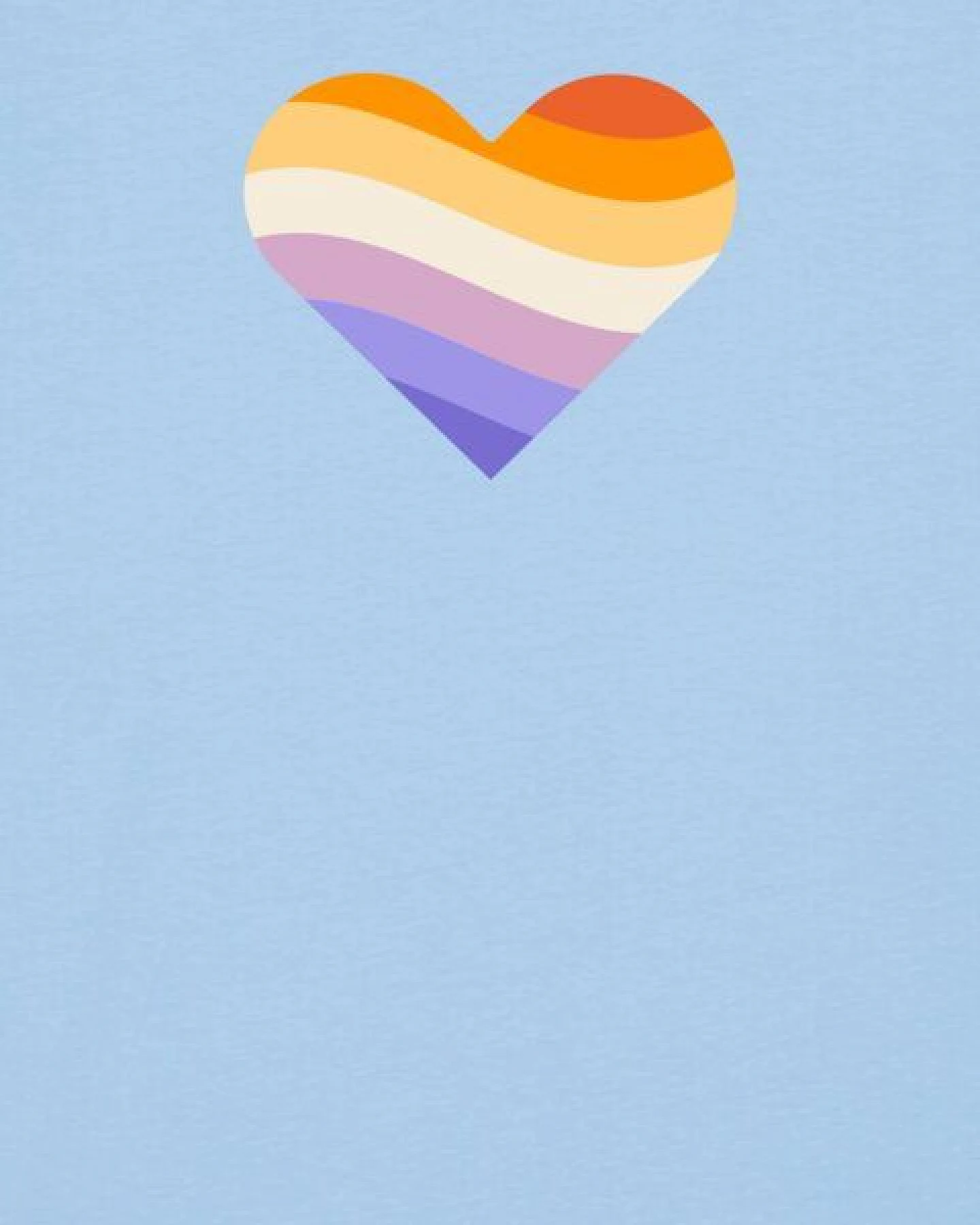 watapparel T-Shirt Unisex Rainbow Heart – Ansicht 3