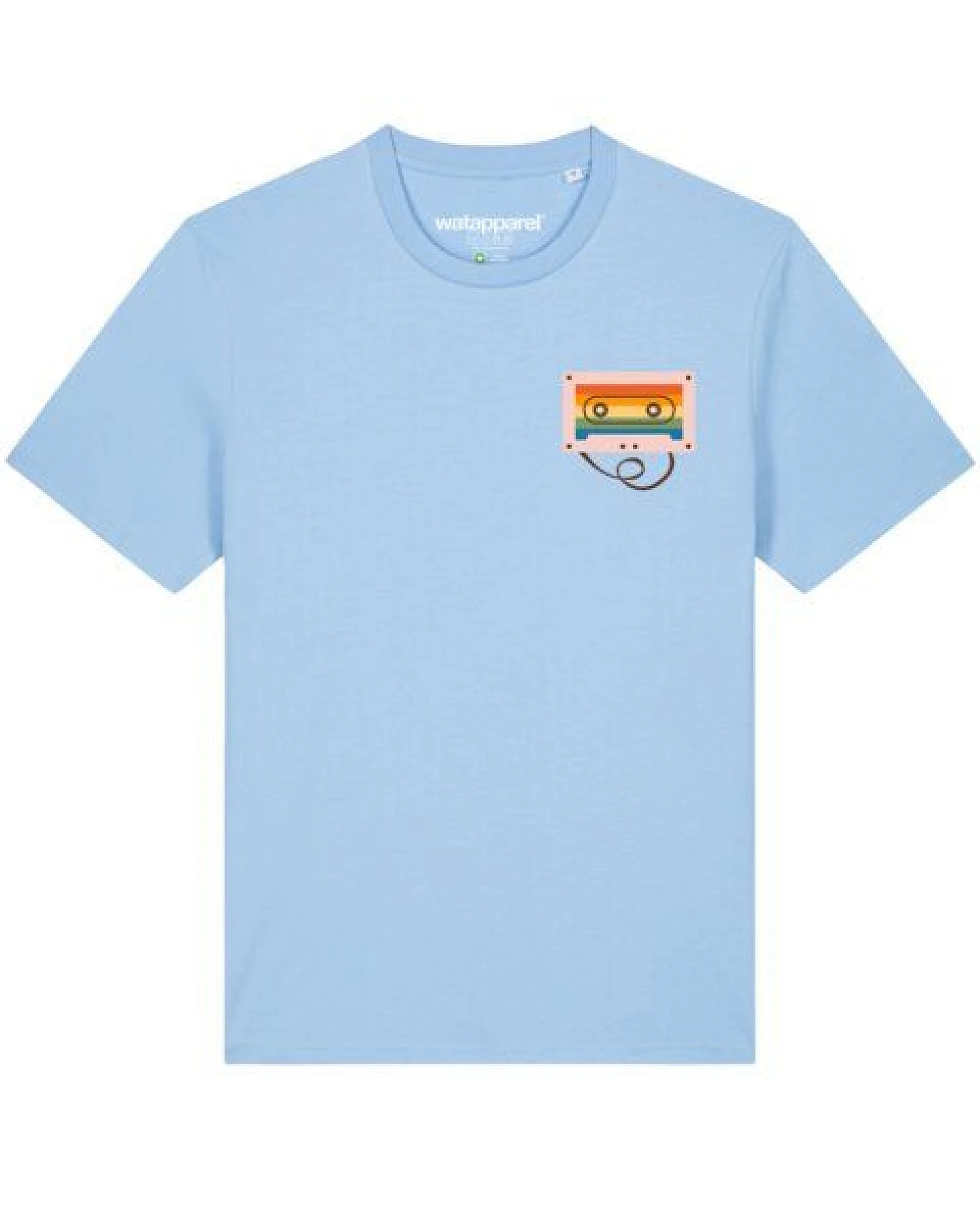 watapparel T-Shirt Unisex Rainbow Cassette – Ansicht 2