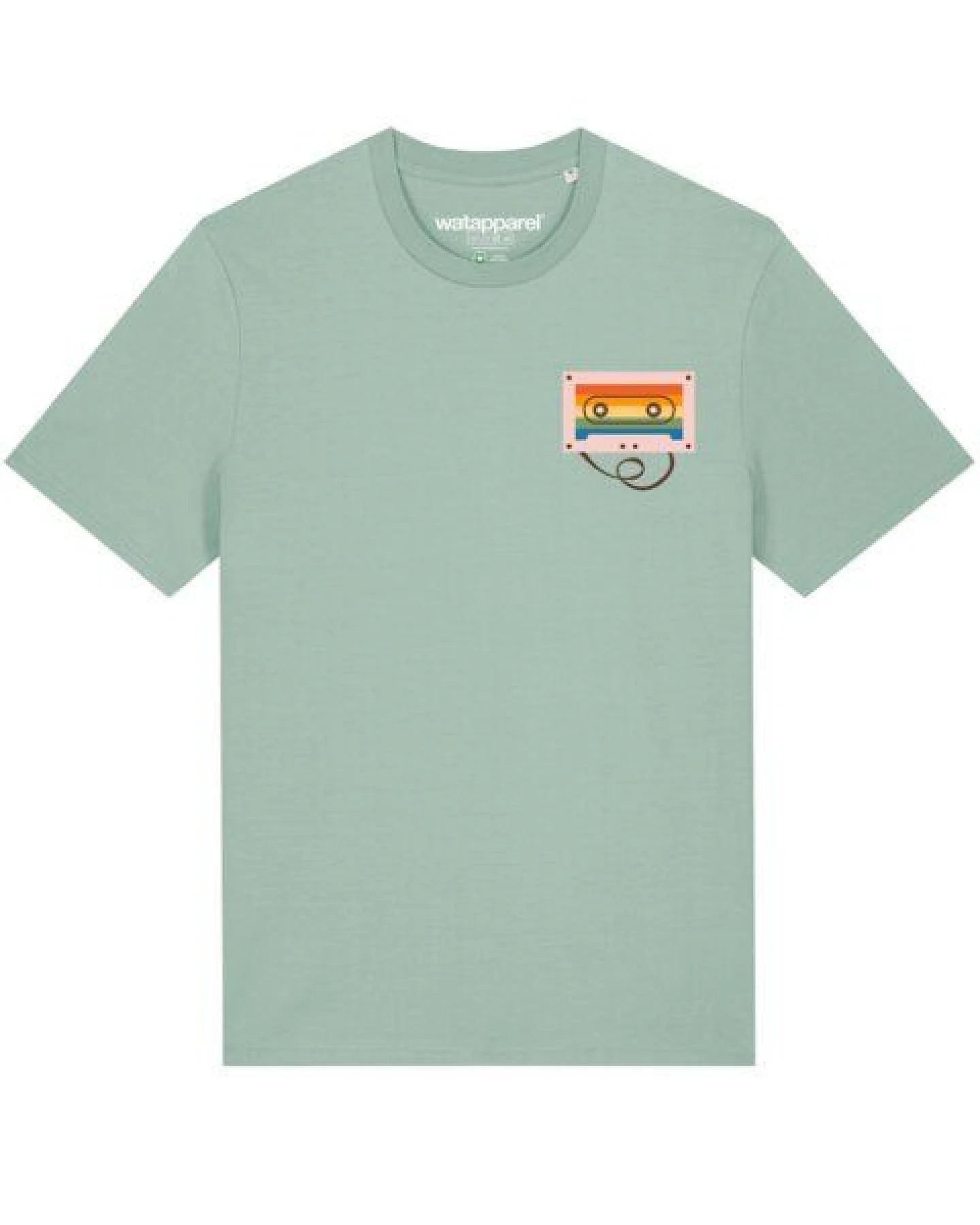 watapparel T-Shirt Unisex Rainbow Cassette – Ansicht 2