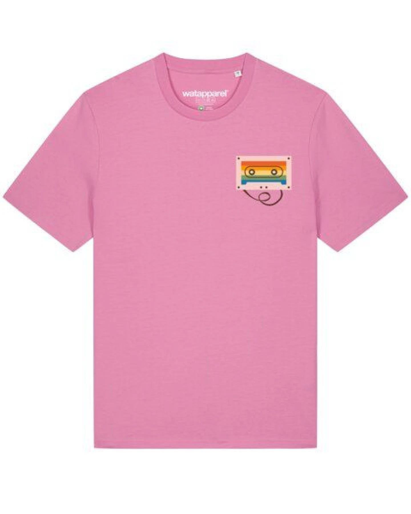 watapparel T-Shirt Unisex Rainbow Cassette – Ansicht 2