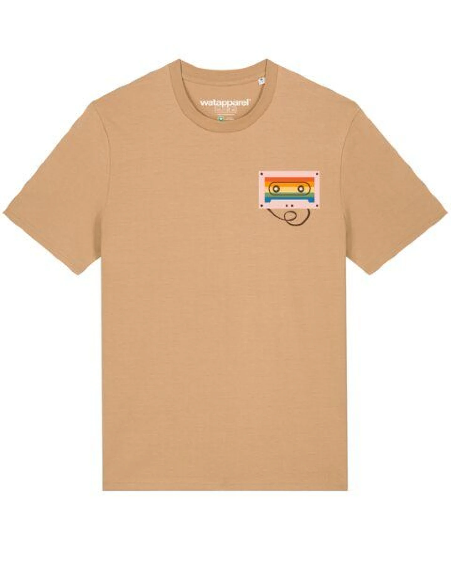watapparel T-Shirt Unisex Rainbow Cassette – Ansicht 2