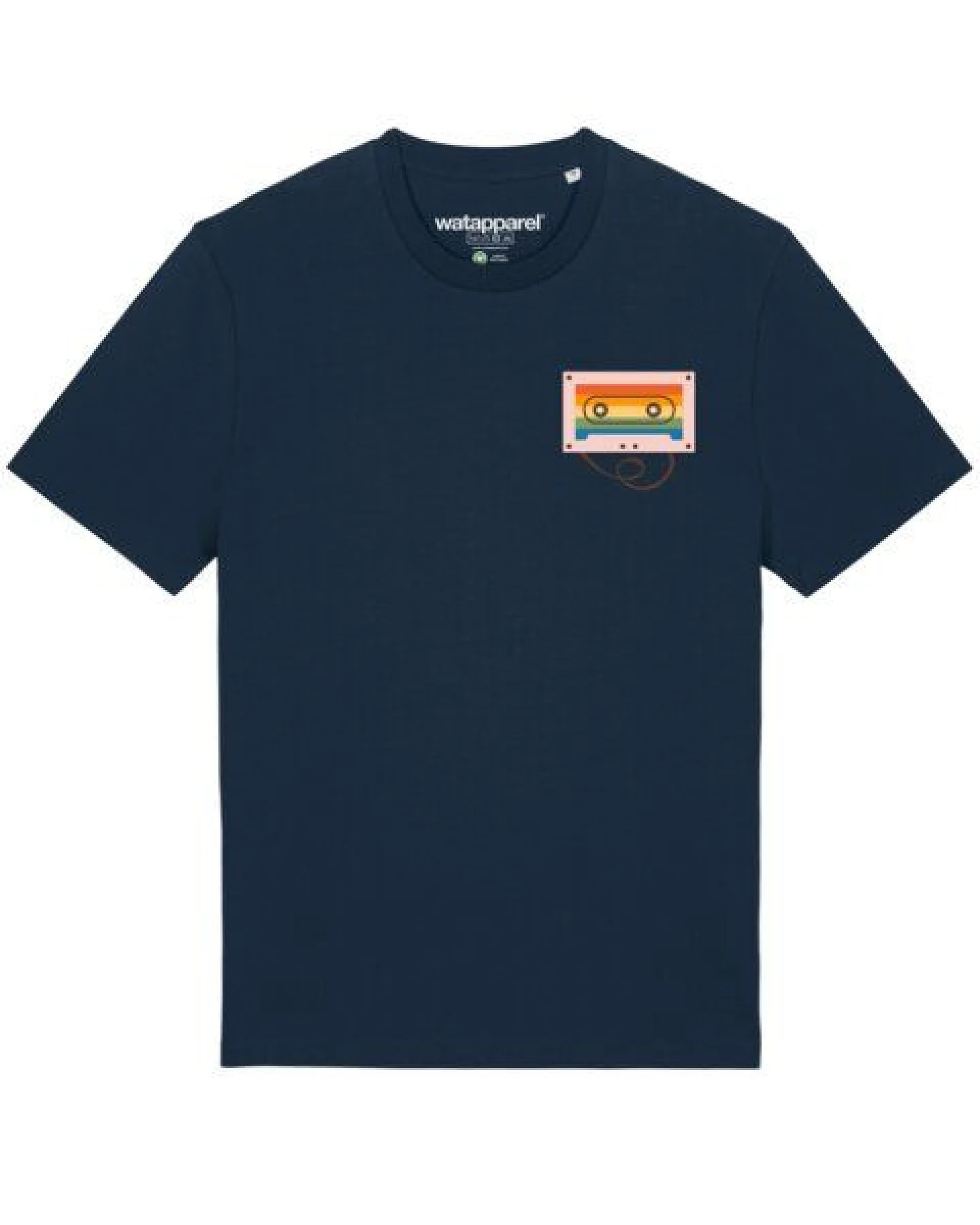 watapparel T-Shirt Unisex Rainbow Cassette – Ansicht 2