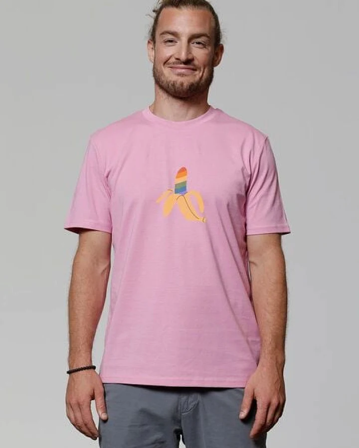 watapparel T-Shirt Unisex Rainbow Banana