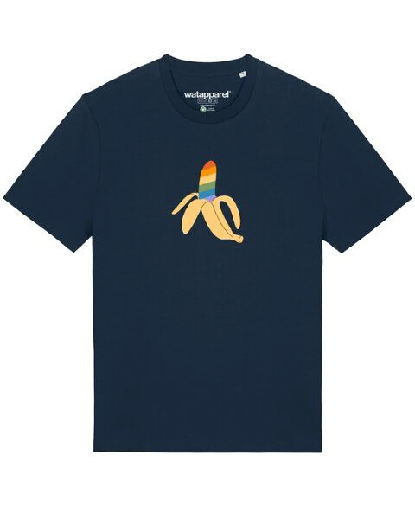 watapparel T-Shirt Unisex Rainbow Banana – Ansicht 2