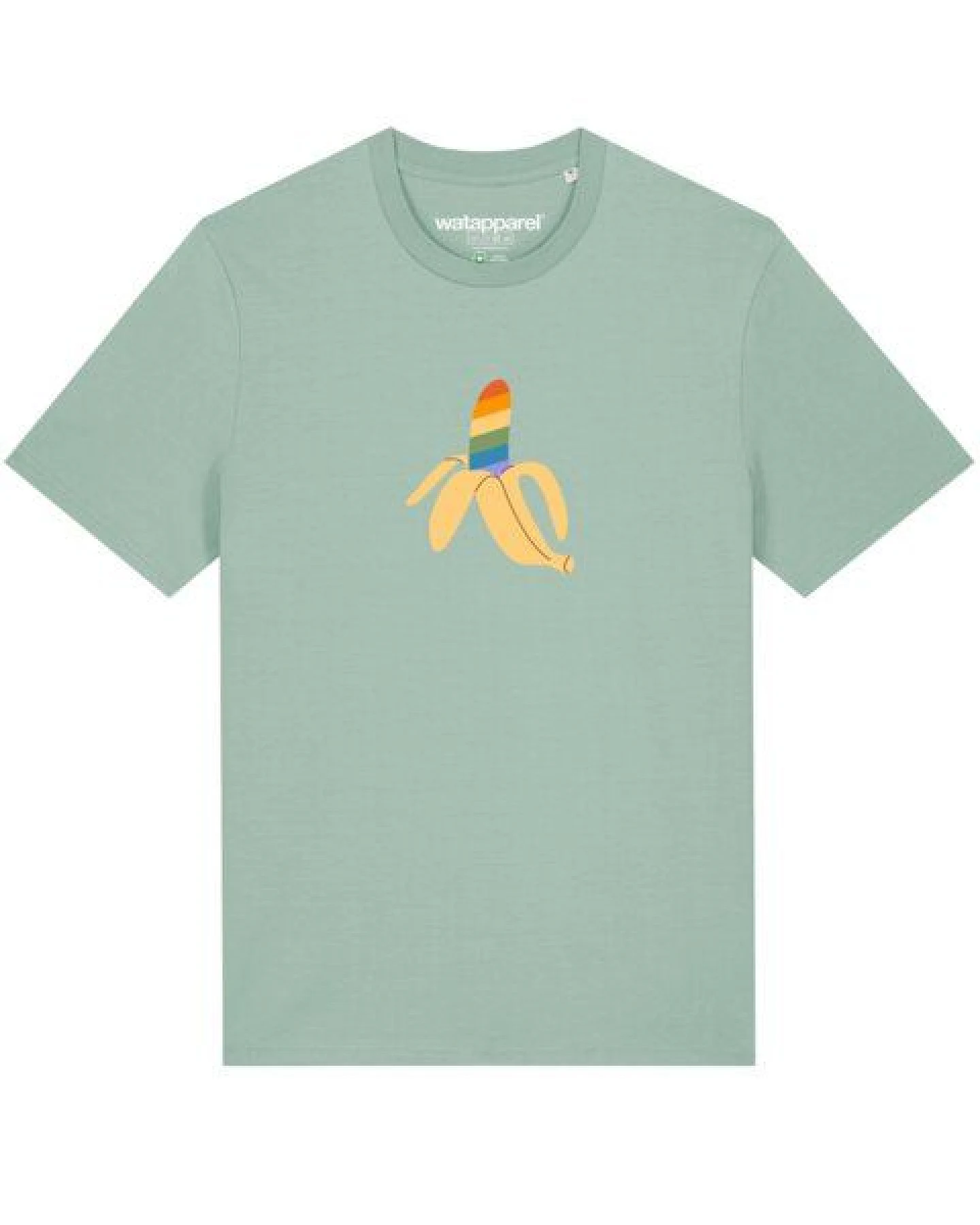 watapparel T-Shirt Unisex Rainbow Banana – Ansicht 2