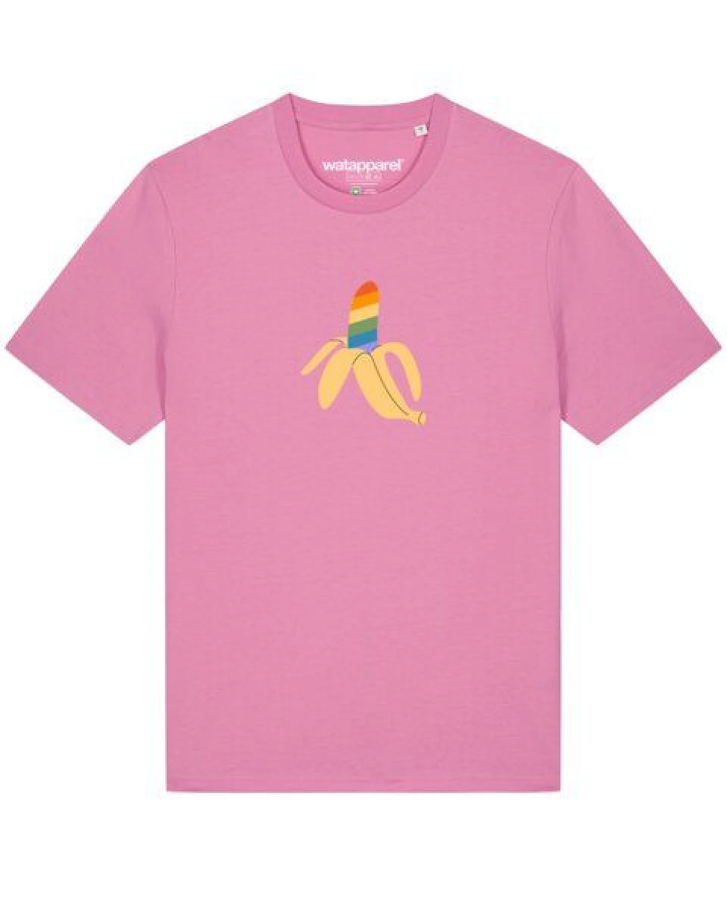 watapparel T-Shirt Unisex Rainbow Banana – Ansicht 2