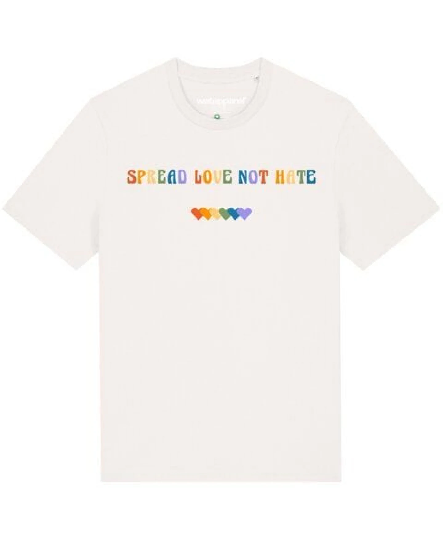 watapparel T-Shirt Unisex Spread Love not Hate – Ansicht 2