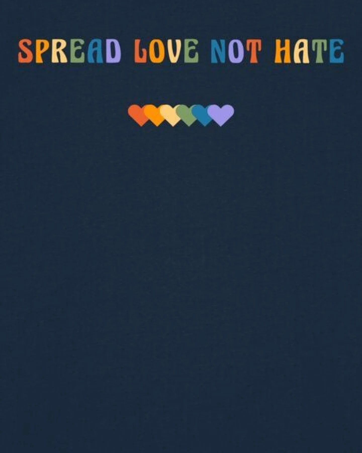 watapparel T-Shirt Unisex Spread Love not Hate – Ansicht 3