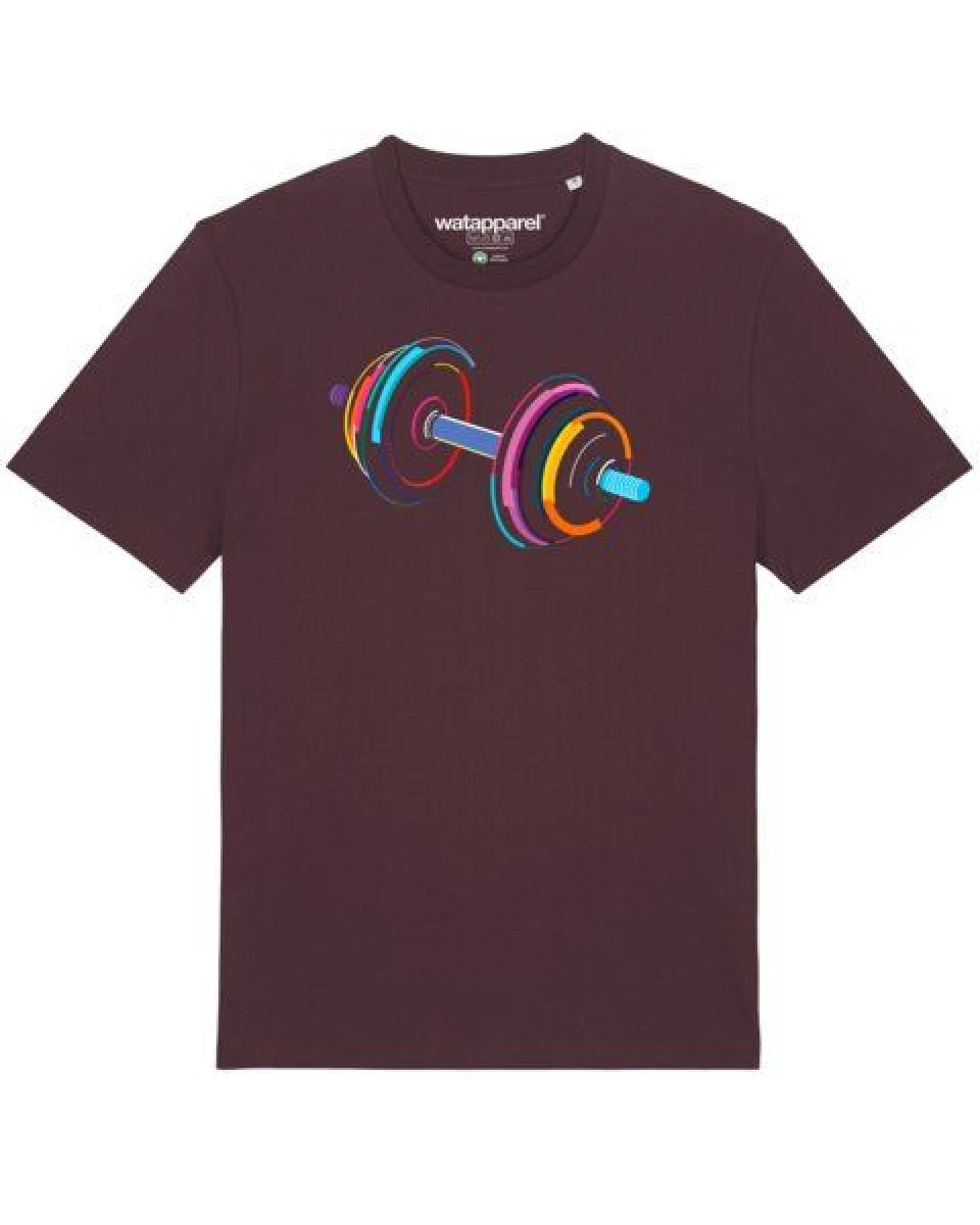 watapparel T-Shirt Unisex 80s Hantel – Ansicht 2