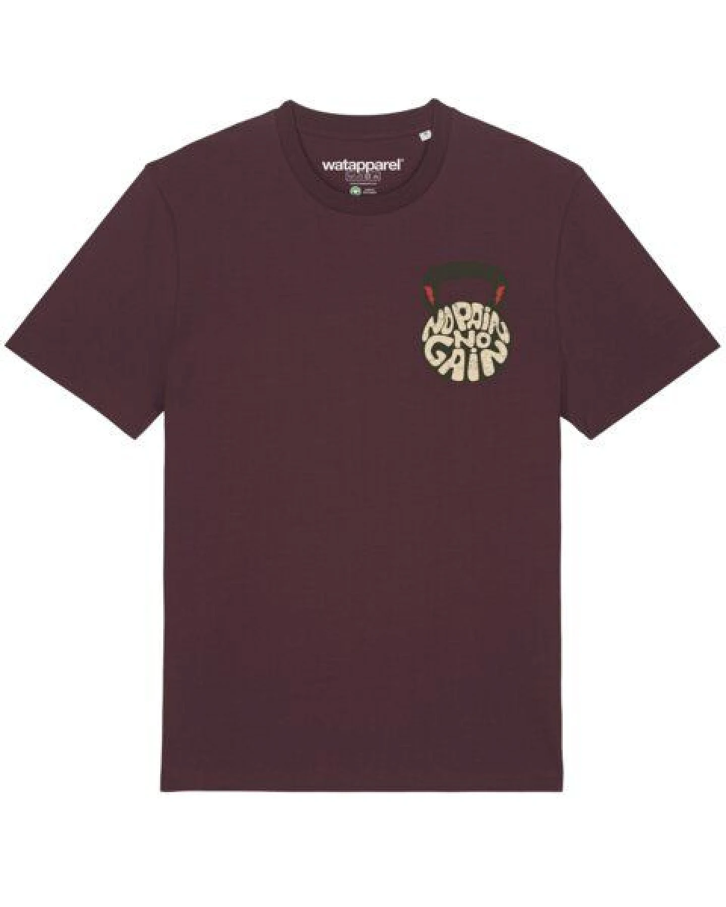 watapparel T-Shirt Unisex No Pain, no Gain 01 – Ansicht 2