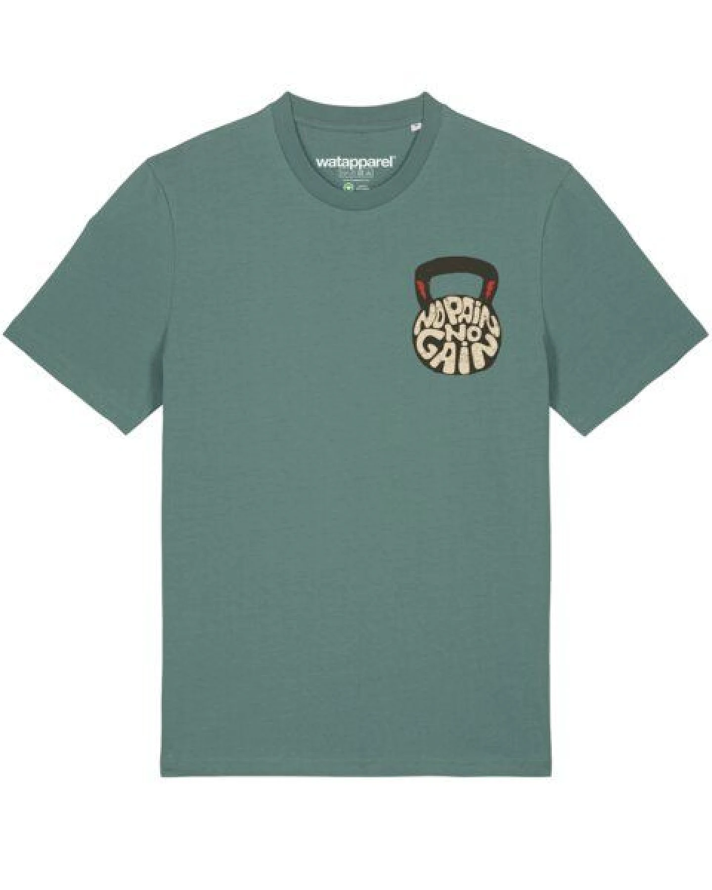 watapparel T-Shirt Unisex No Pain, no Gain 01 – Ansicht 2