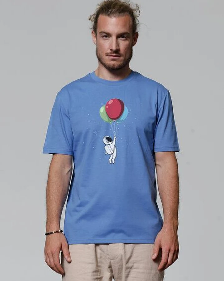 watapparel T-Shirt Unisex Little Balloon Astronaut