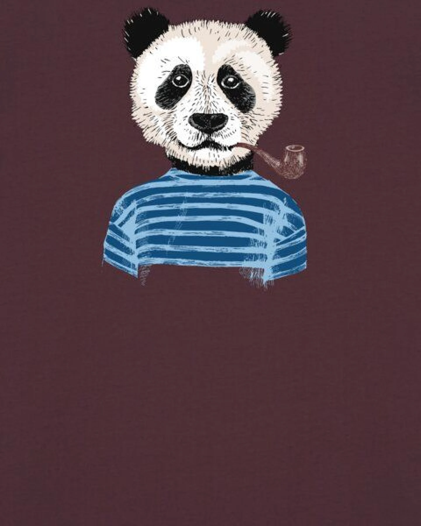 watapparel T-Shirt Unisex Panda – Ansicht 3