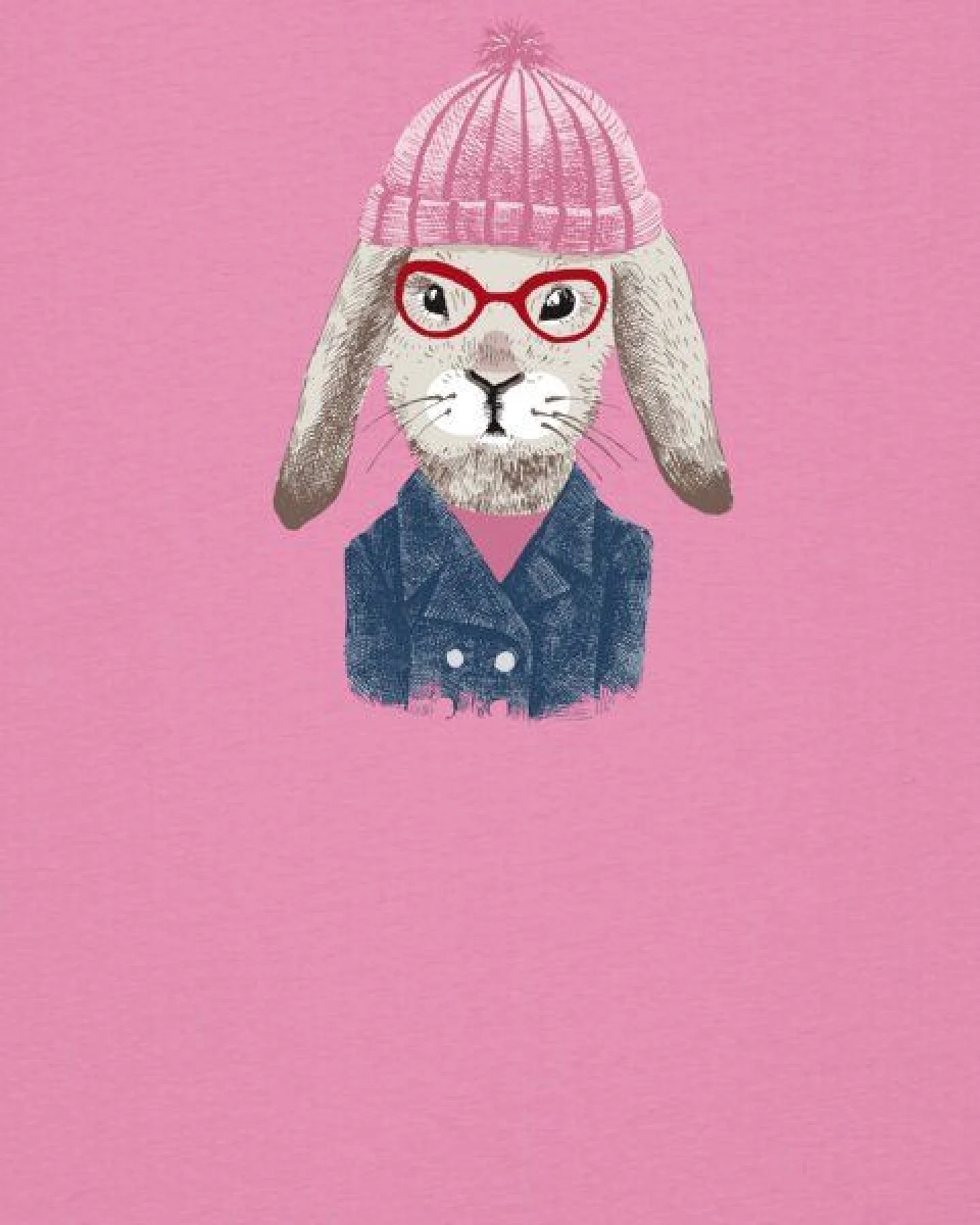 watapparel T-Shirt Unisex Hase – Ansicht 3