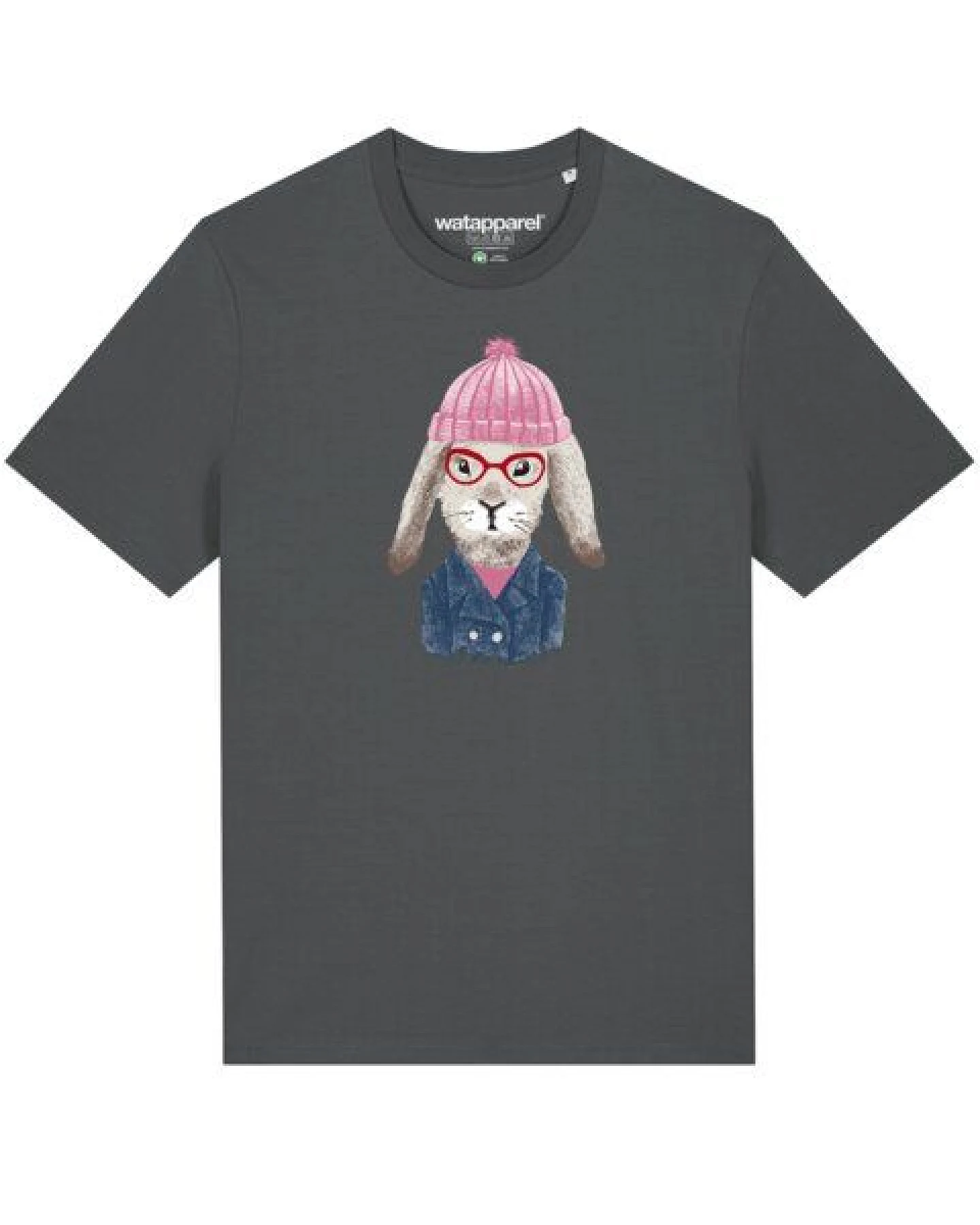 watapparel T-Shirt Unisex Hase – Ansicht 2